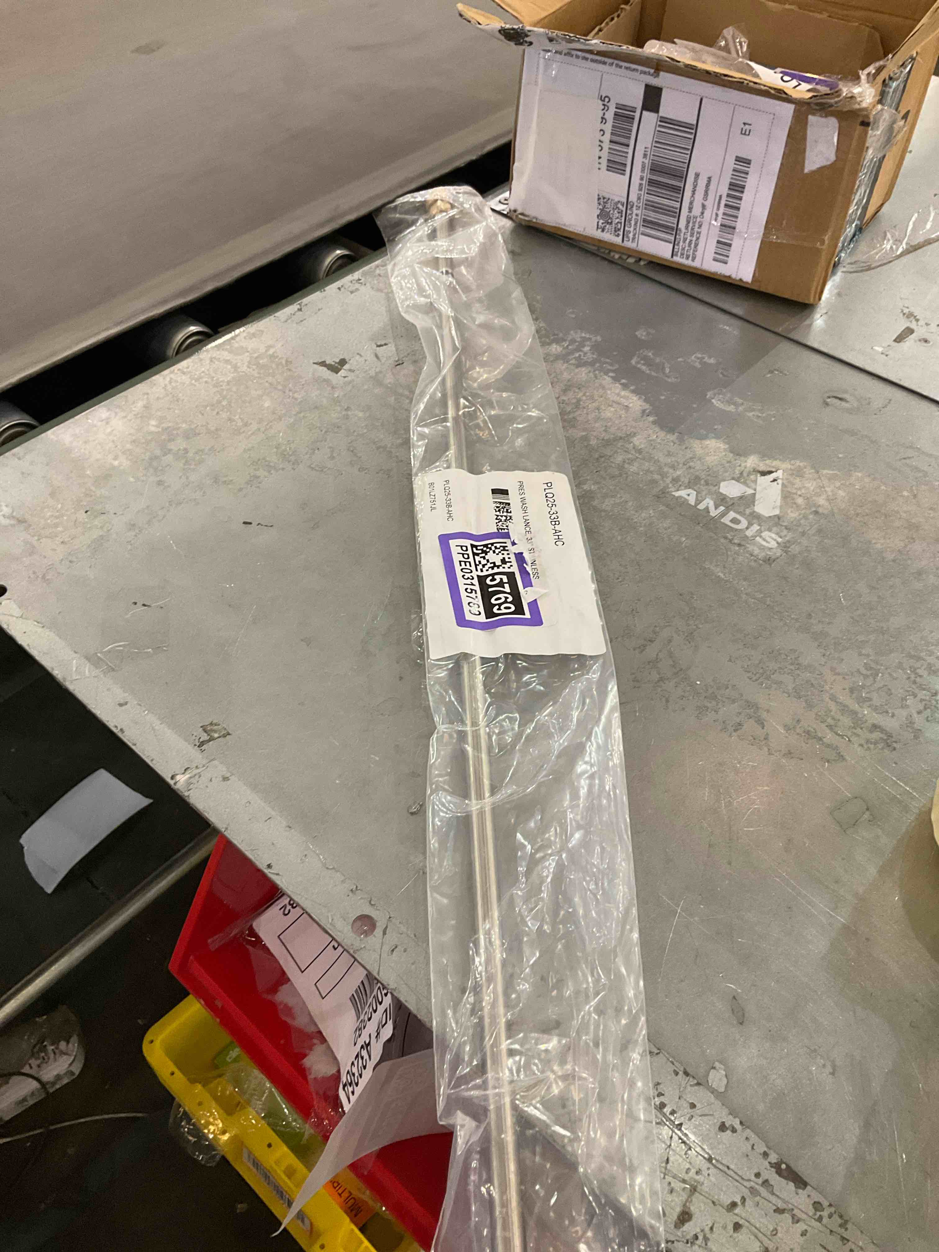 PLQ25-33B-AHC Stainless Steel Quick Connect Lance, 33", Chrome