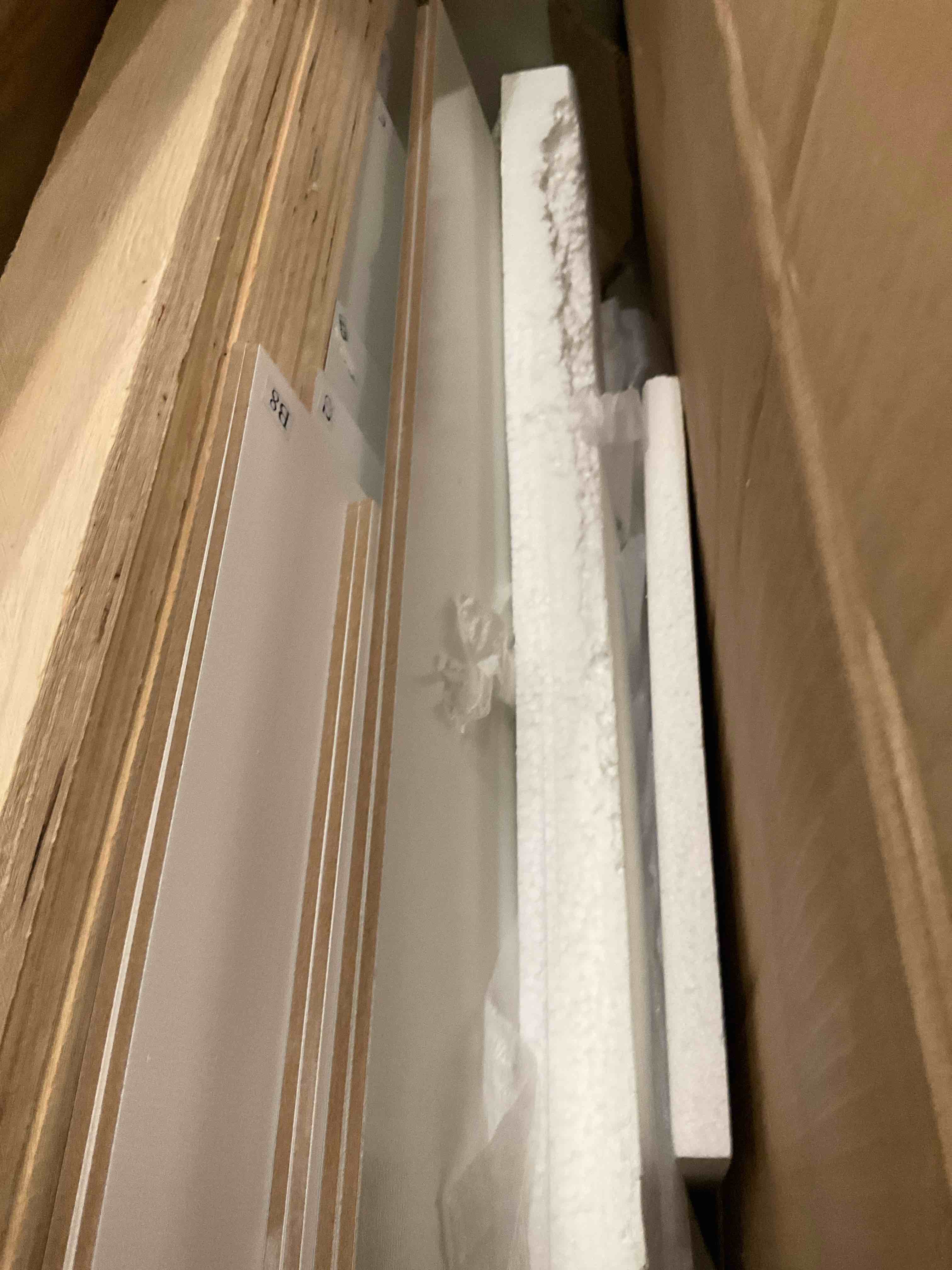 FULL MURPHY BED - WHITE