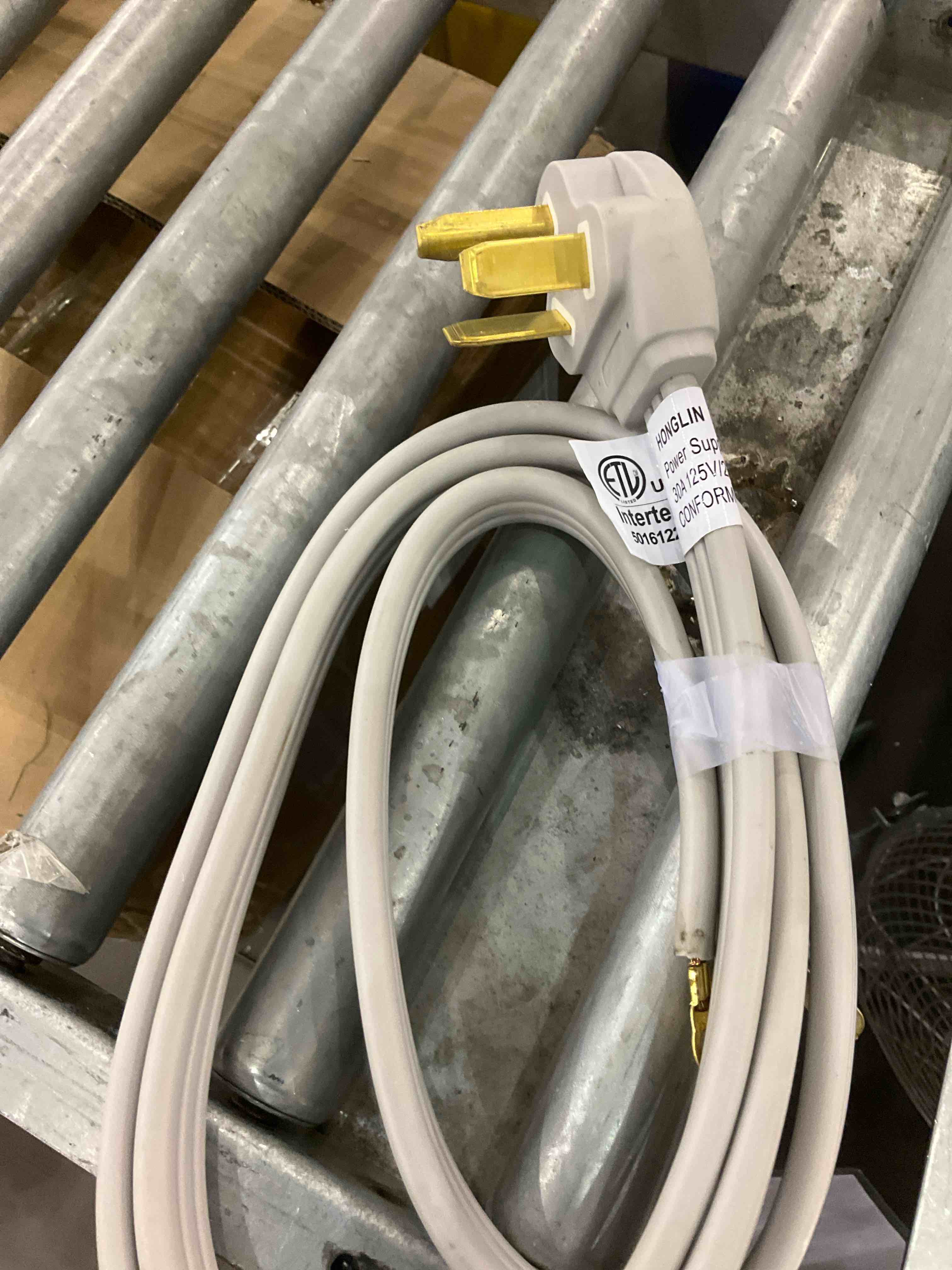 POWER SUPPLY CORD RANGE AND DRYER