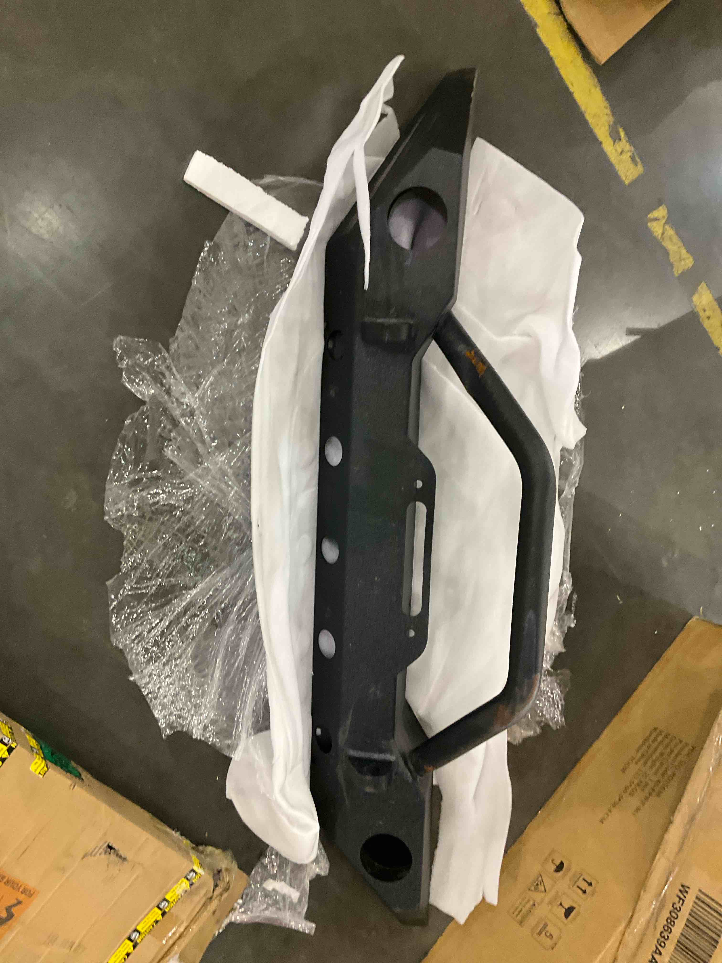 ECCPP Texture Black Front Bumper Fit for 2007-2018 for Wrangler JK With Winch Plate & D-ring