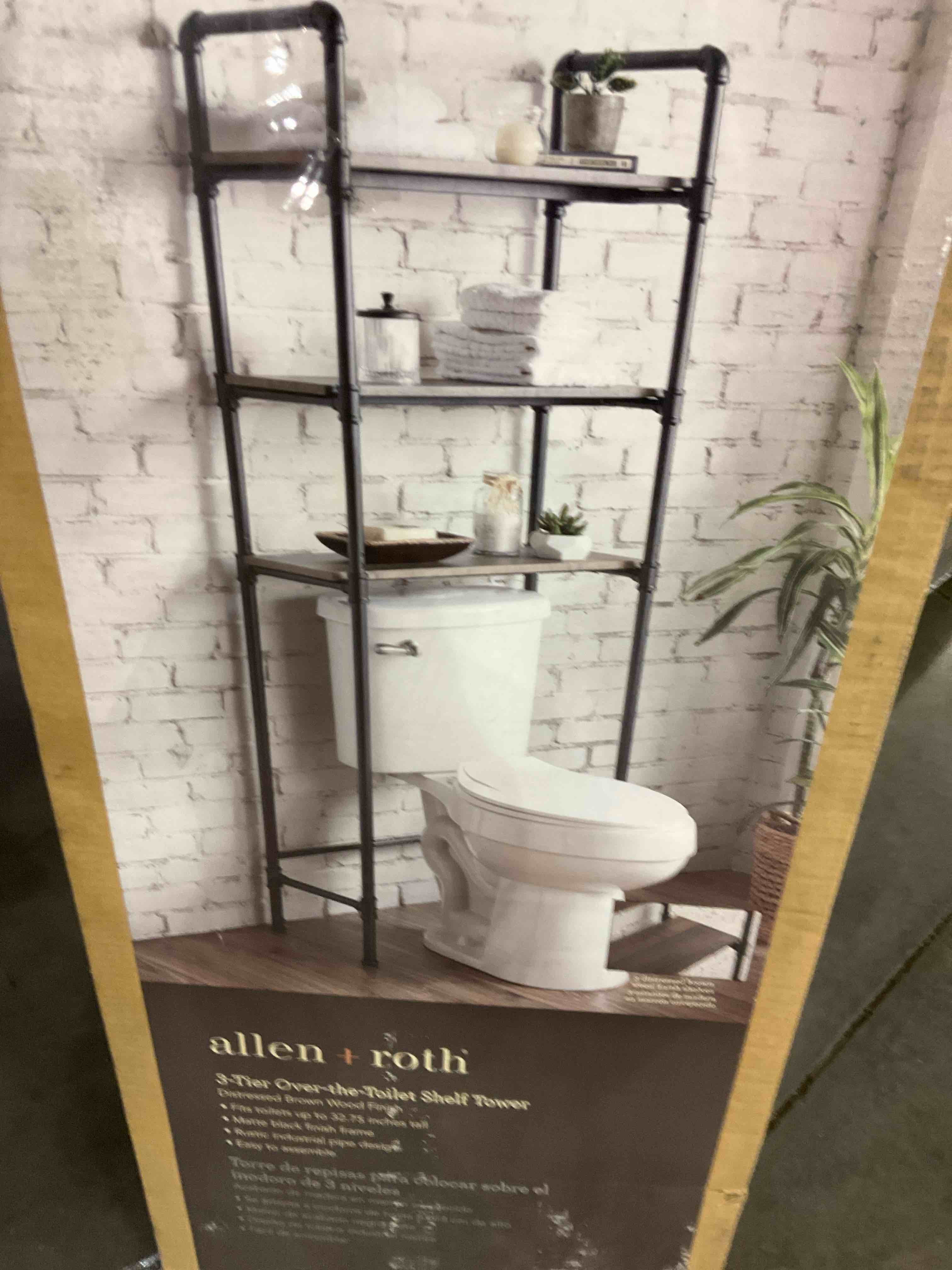 3 tier over the faucet shelf tower