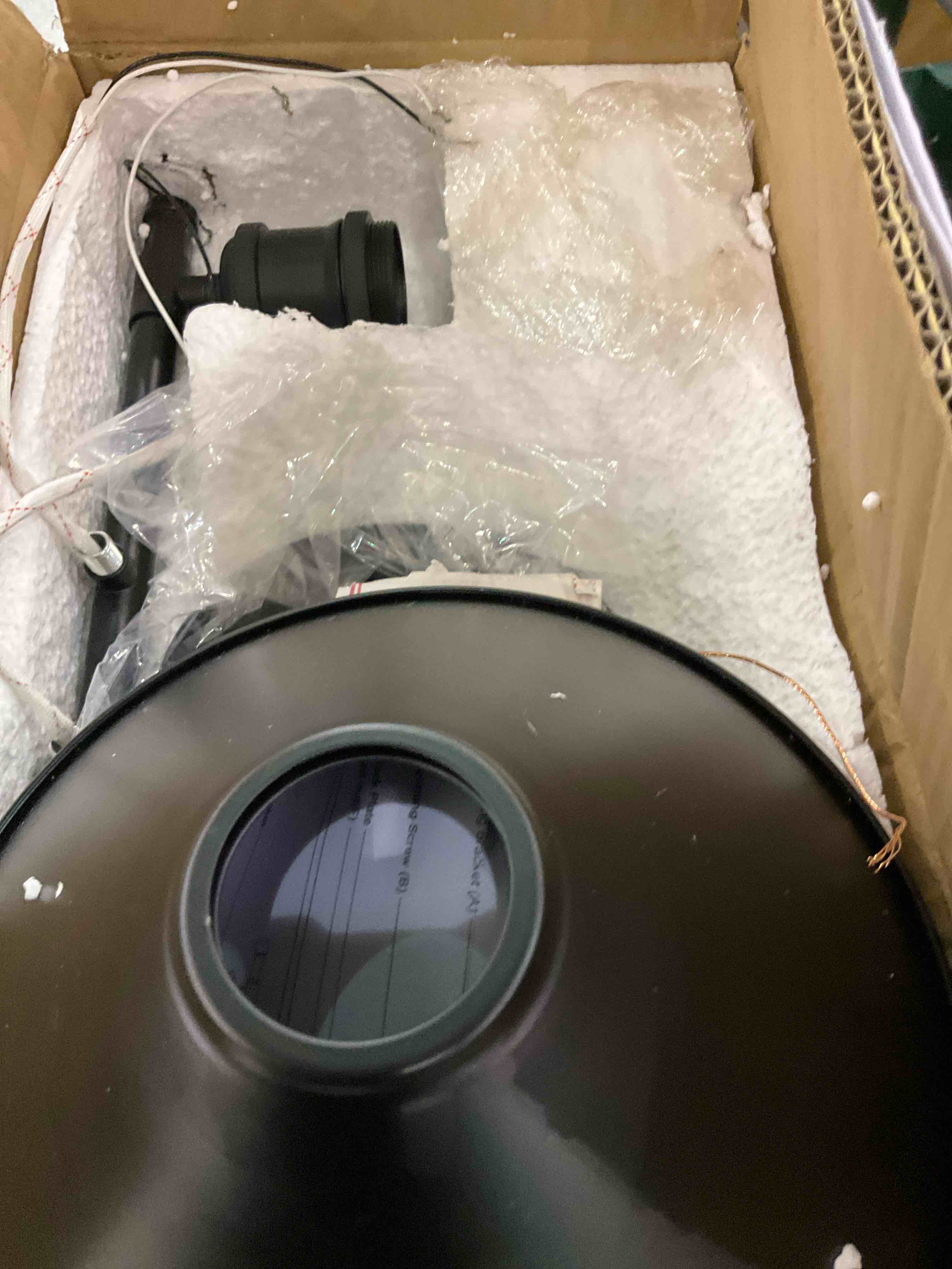 2-Light Dimmable Matte Black Vanity Light