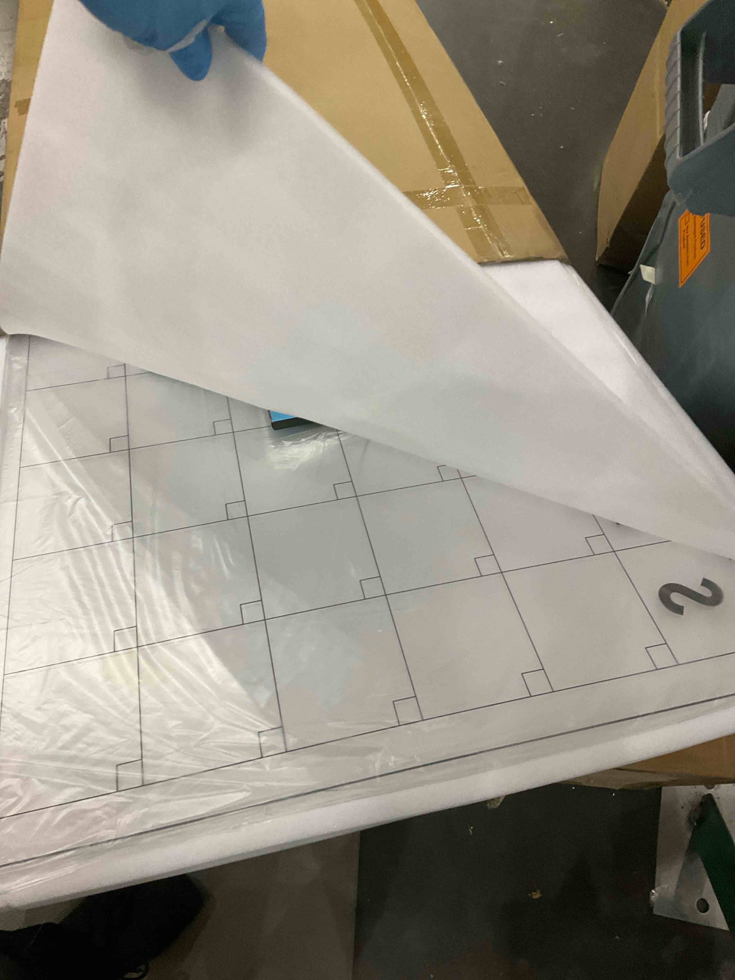 GUARDMATE White Acrylic Plexiglass Sheet, Translucent (48"X24") 