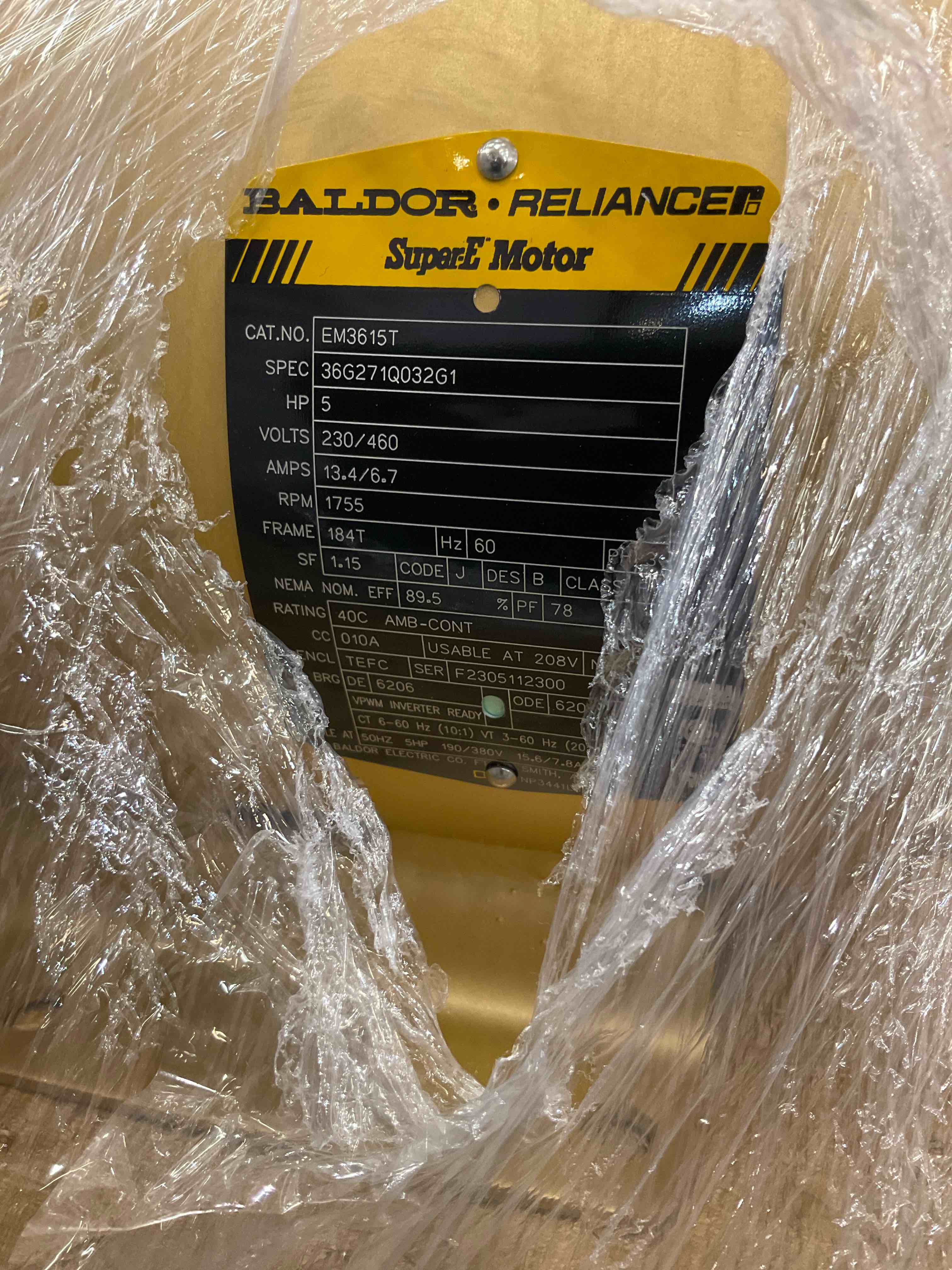 Baldor-Reliance Motor