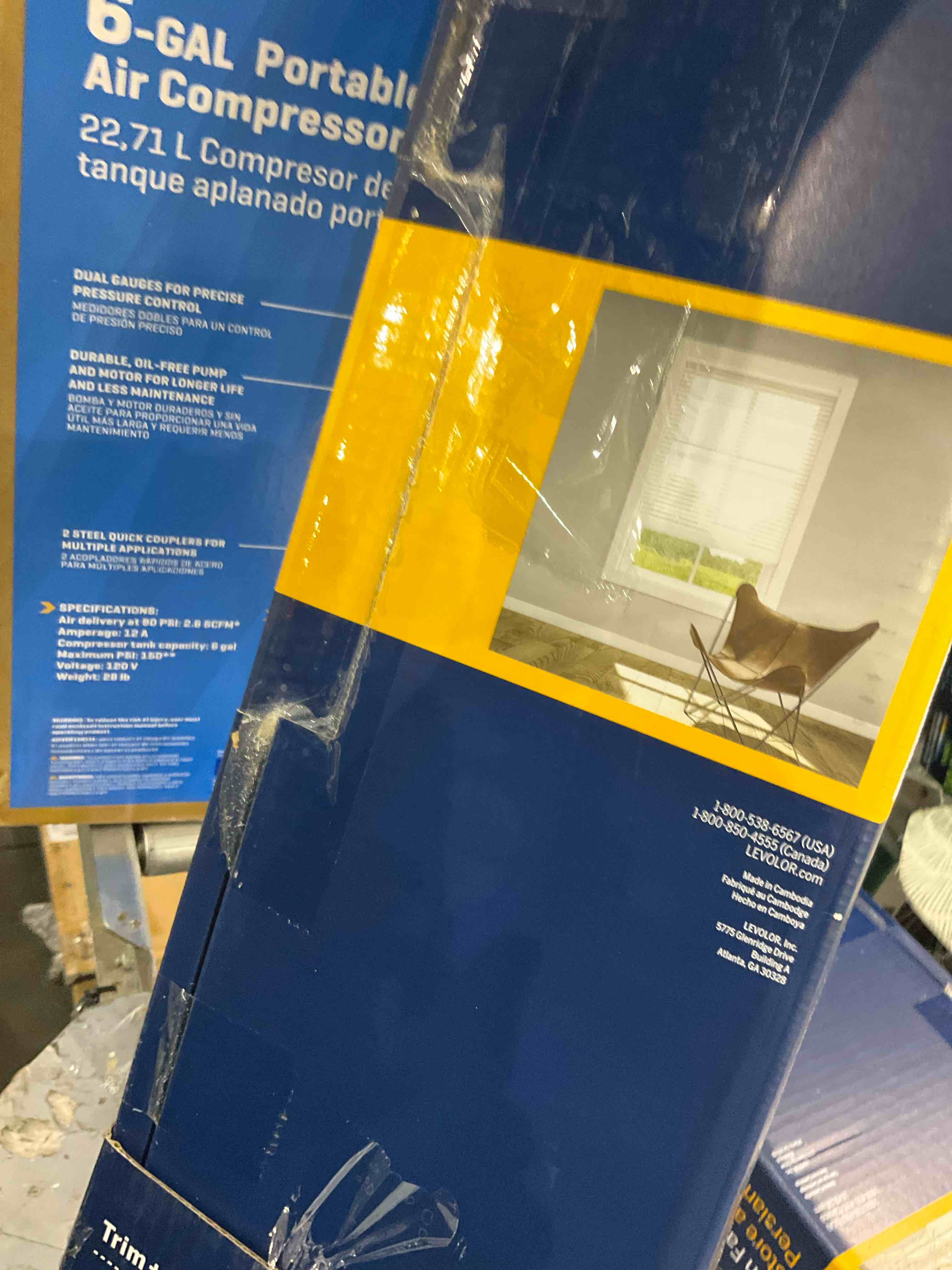 Levalor 2 In Faux Wood Blind 32x64 In white