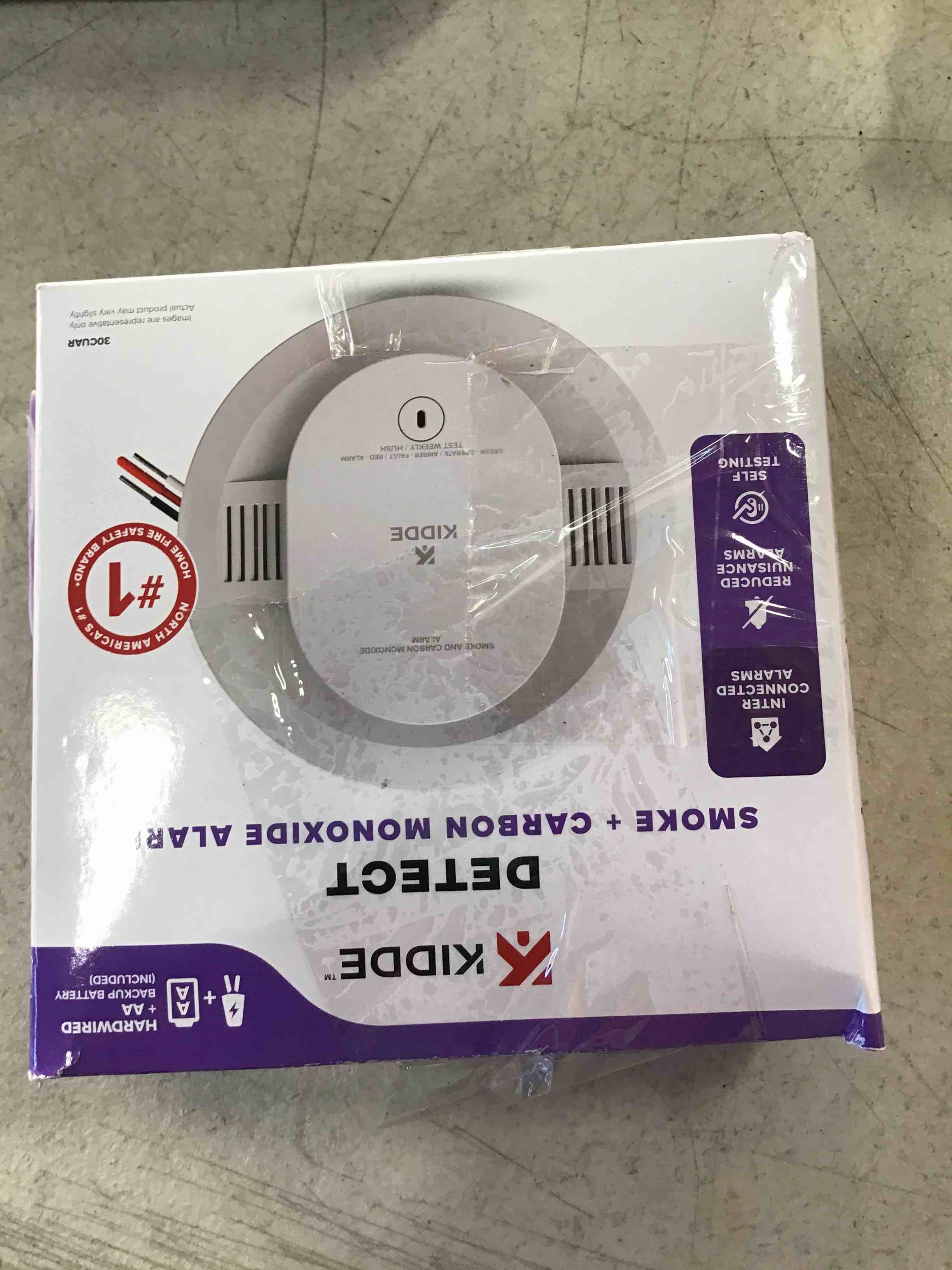 Kidde Smoke & Carbon Monoxide Detector, 10Year Battery Powered, LED