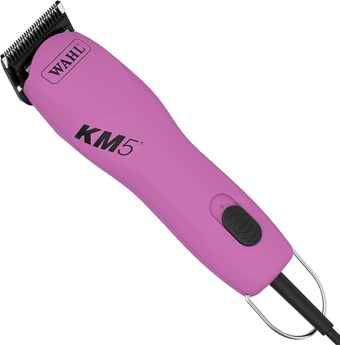 WAHL Professional Animal Thick Coat Pet Clipper & Dog Clipper Dog Hair Remover - Grooming Clippers for Dog, Cat & Pets - for Thick Haired Dogs & Pets - 2 Speeds - Pink