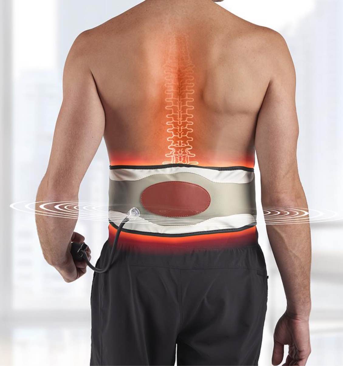 The Cordless Triple Therapy Back Massager
