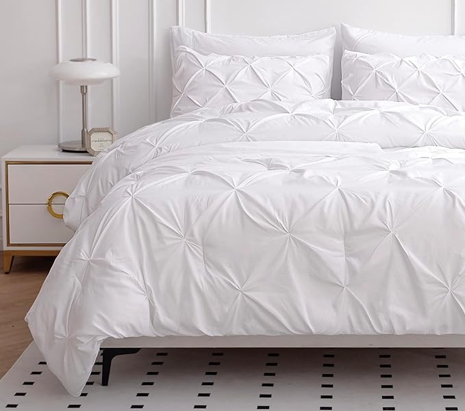 LANE LINEN King Size Comforter Set with Sheets, Complete 7 Piece King