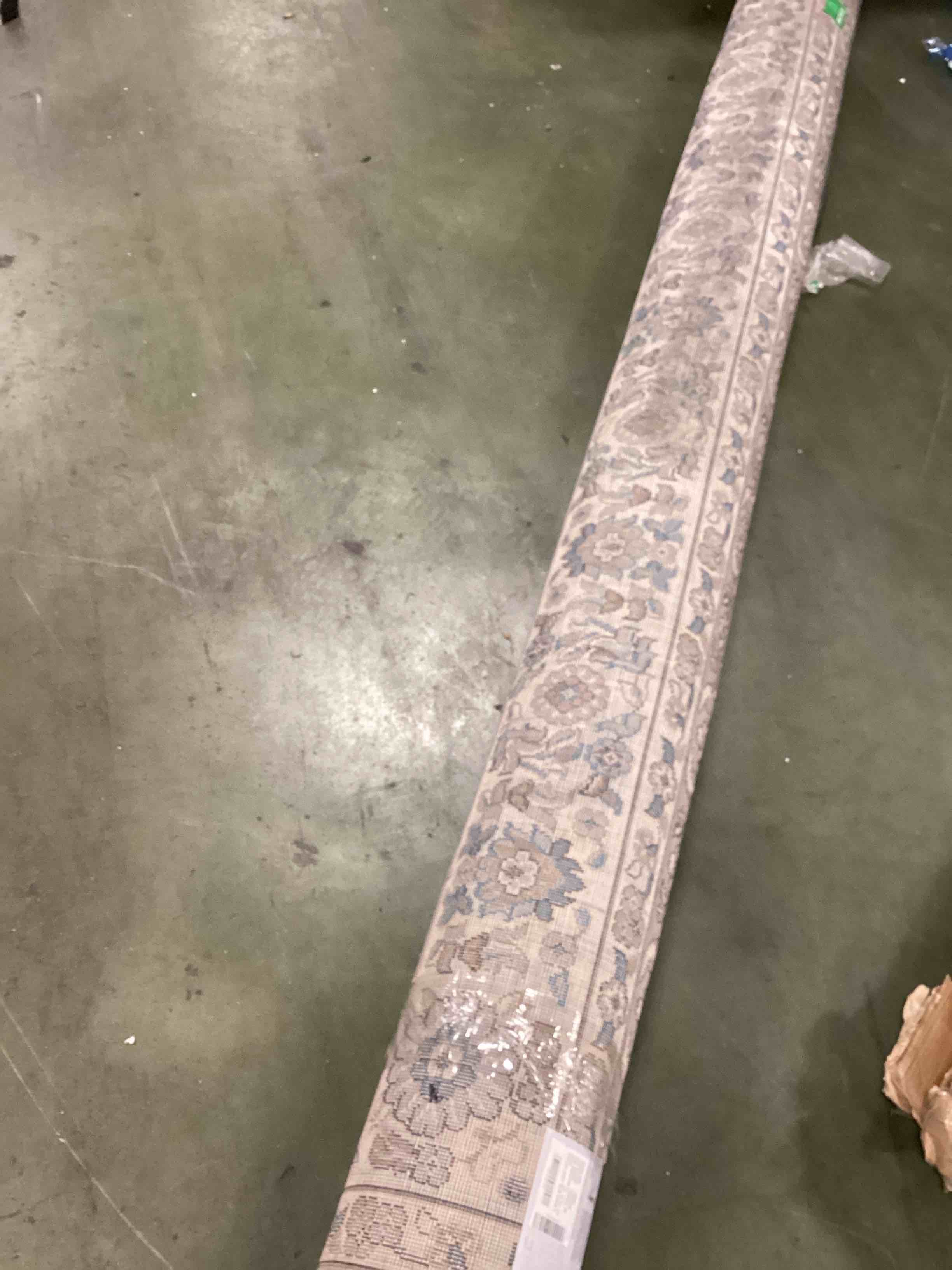 Home Dynamix Tremont Magnolia Traditional Medallion Area Rug, Navy Blue