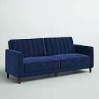 dark blue sofa