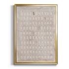 Pearl Punch Card I - Picture Frame Print