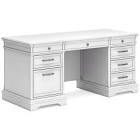 Kanwyn Home Office Desk Left Facing Pedestal