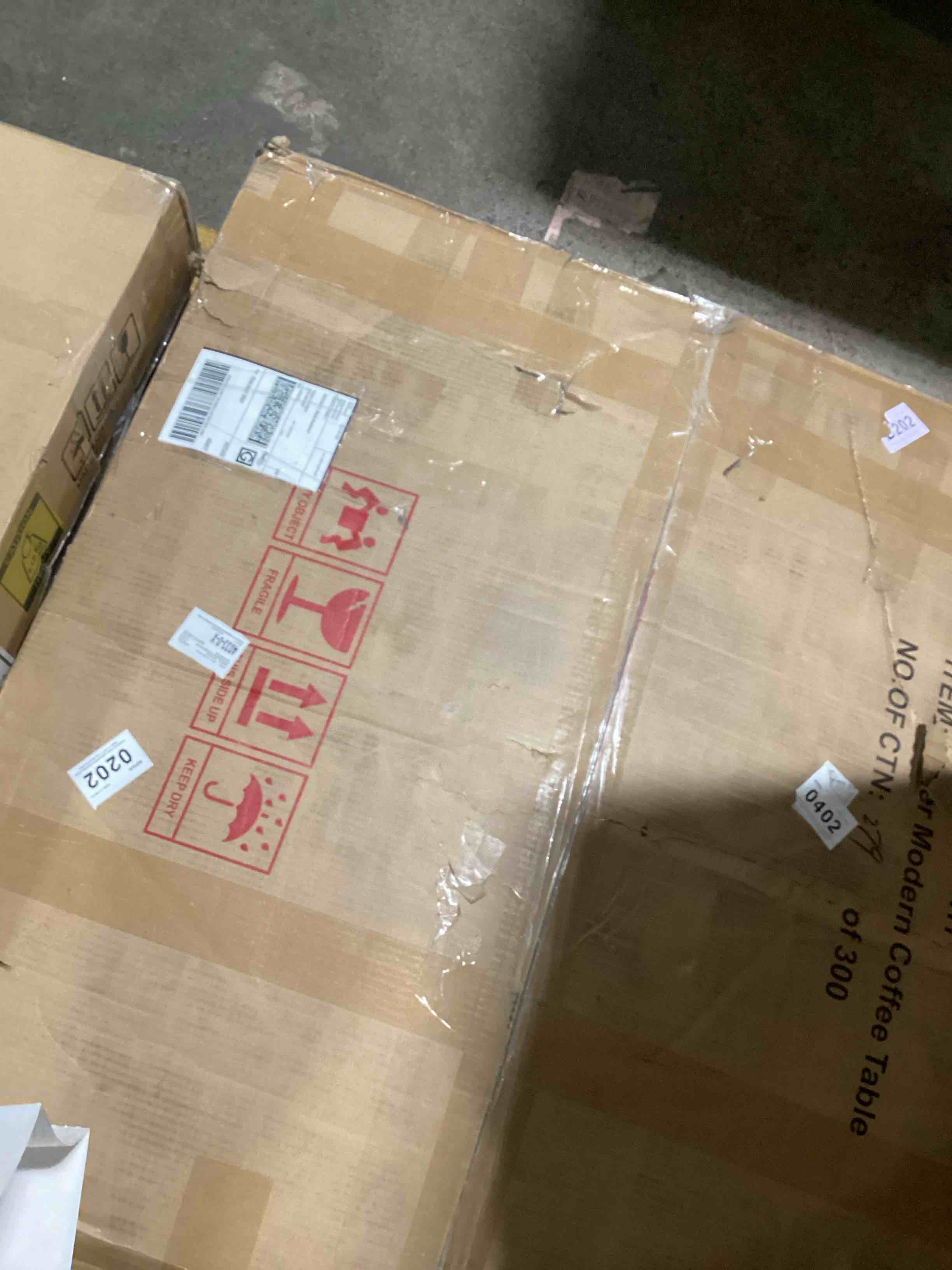 Floor Shelf Coffee Table with Storage