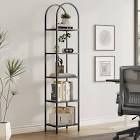 Adrianne 72.2'' H x 15.7'' W Steel Etagere Bookcase