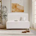 Duddin Chenille Upholstered Dining Banquette