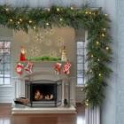 9ft. Winchester Pine Garland with Clear Lights