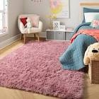 Area Rug, Shag Carpet For Girls Boys Room,Furry Rug For Baby Kids Room,Fuzzy Rug For Dorm Nursery Room