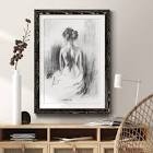 Soft Silhouette II - Picture Frame Drawing Print