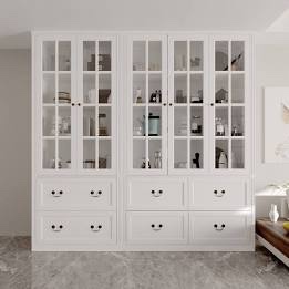Grand Manor White Pantry Cabinet - Classic Elegance & Spacious Organization