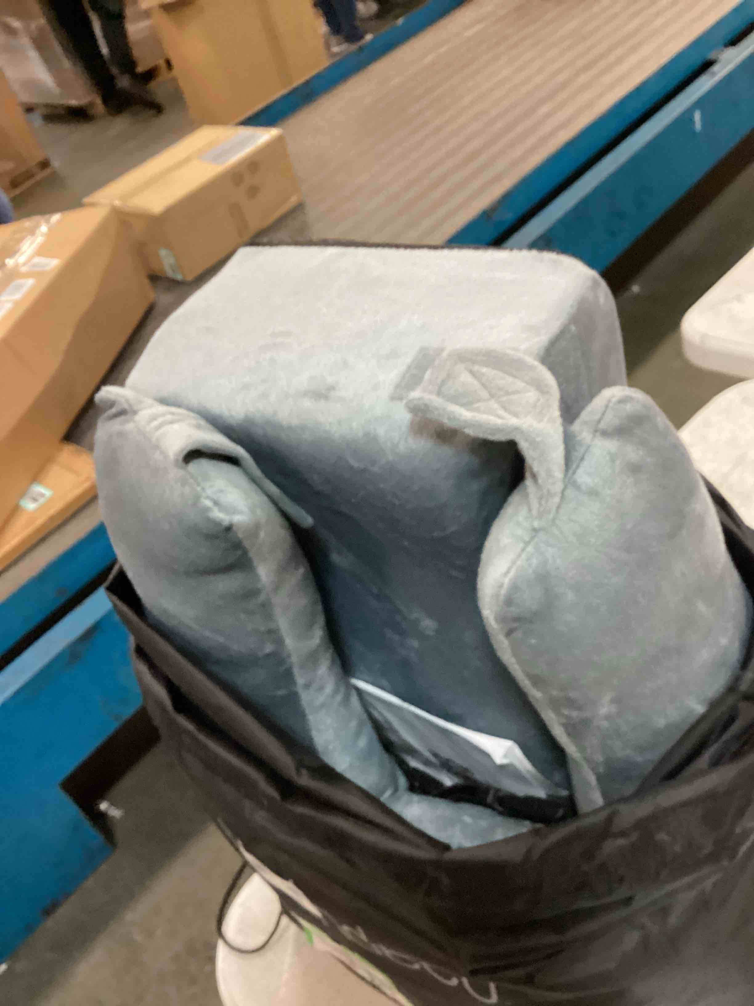 Brazilian Butt Lift Pillow + Back Support Cushion ?Çô Dr. Approved BBL Foam Pillow with Carrying Bag and Back Pillow for Post Surgery Recovery ?Çô Comfortable and Firm Butt Support Cushions Set - Grey