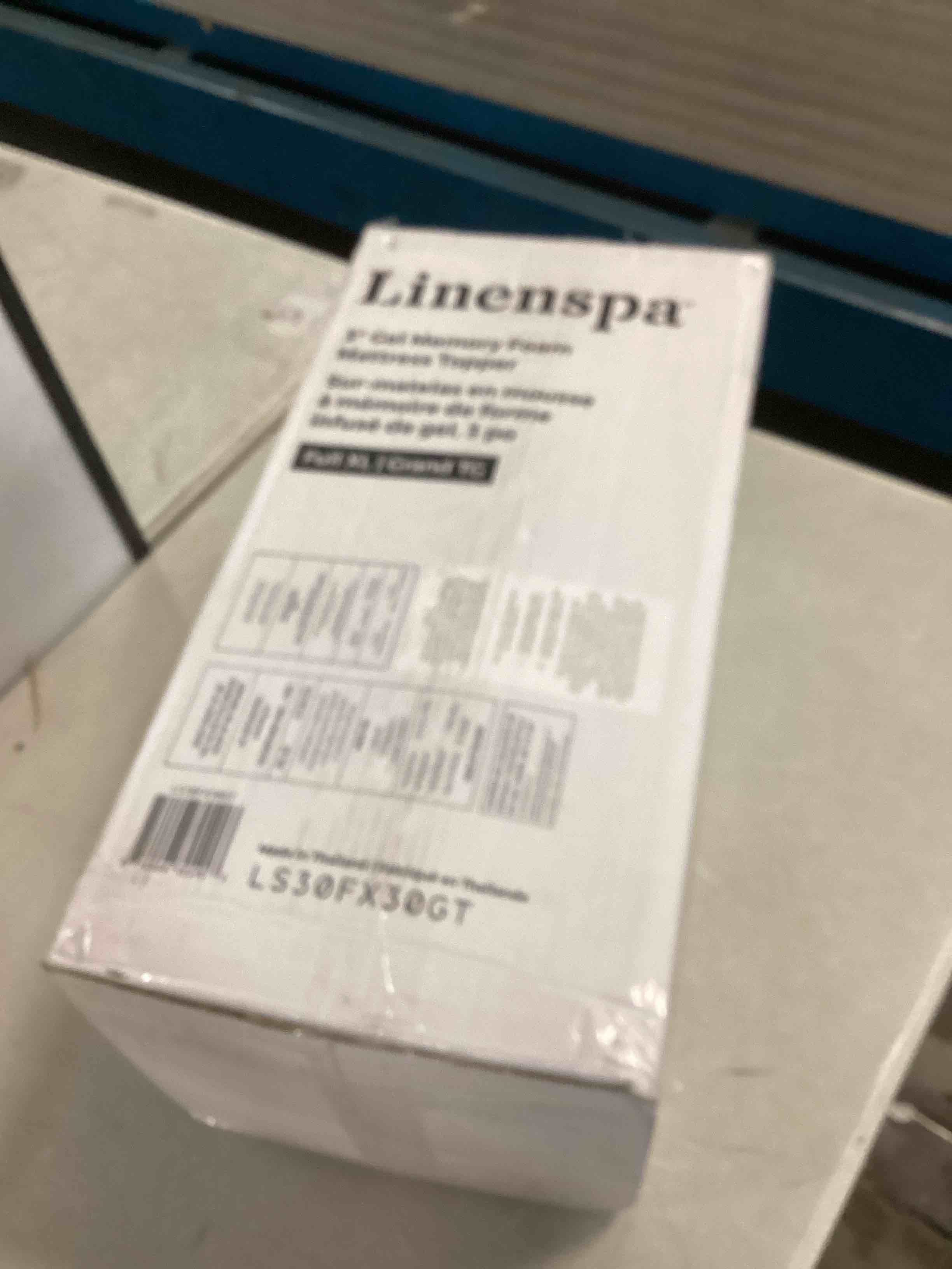 LINENSPA Memory Foam Mattress Topper GelInfused Memory Foam 3 Inch