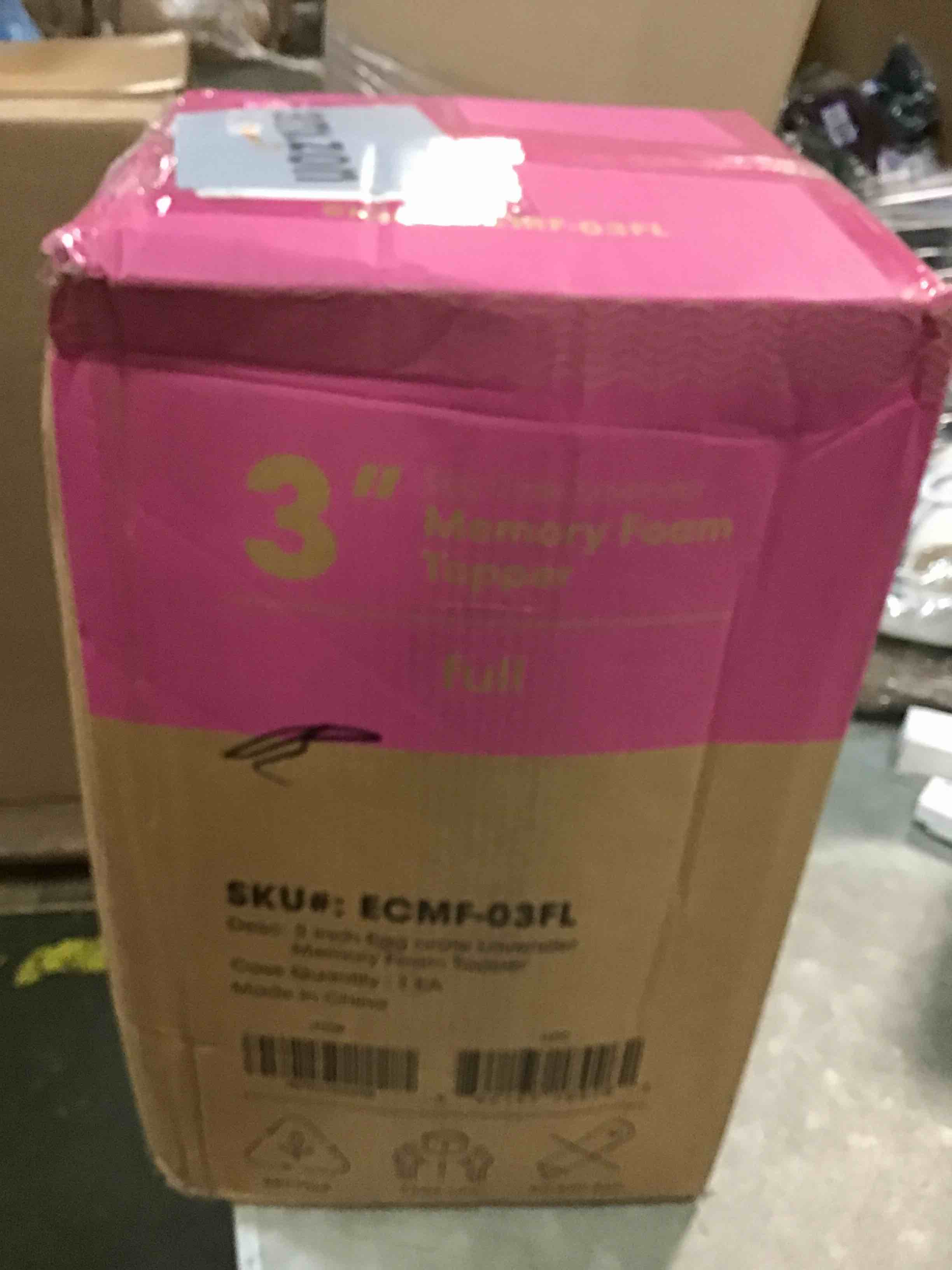 Best Price Mattress 3 Inch Egg Crate Memory Foam Mattress Topper with