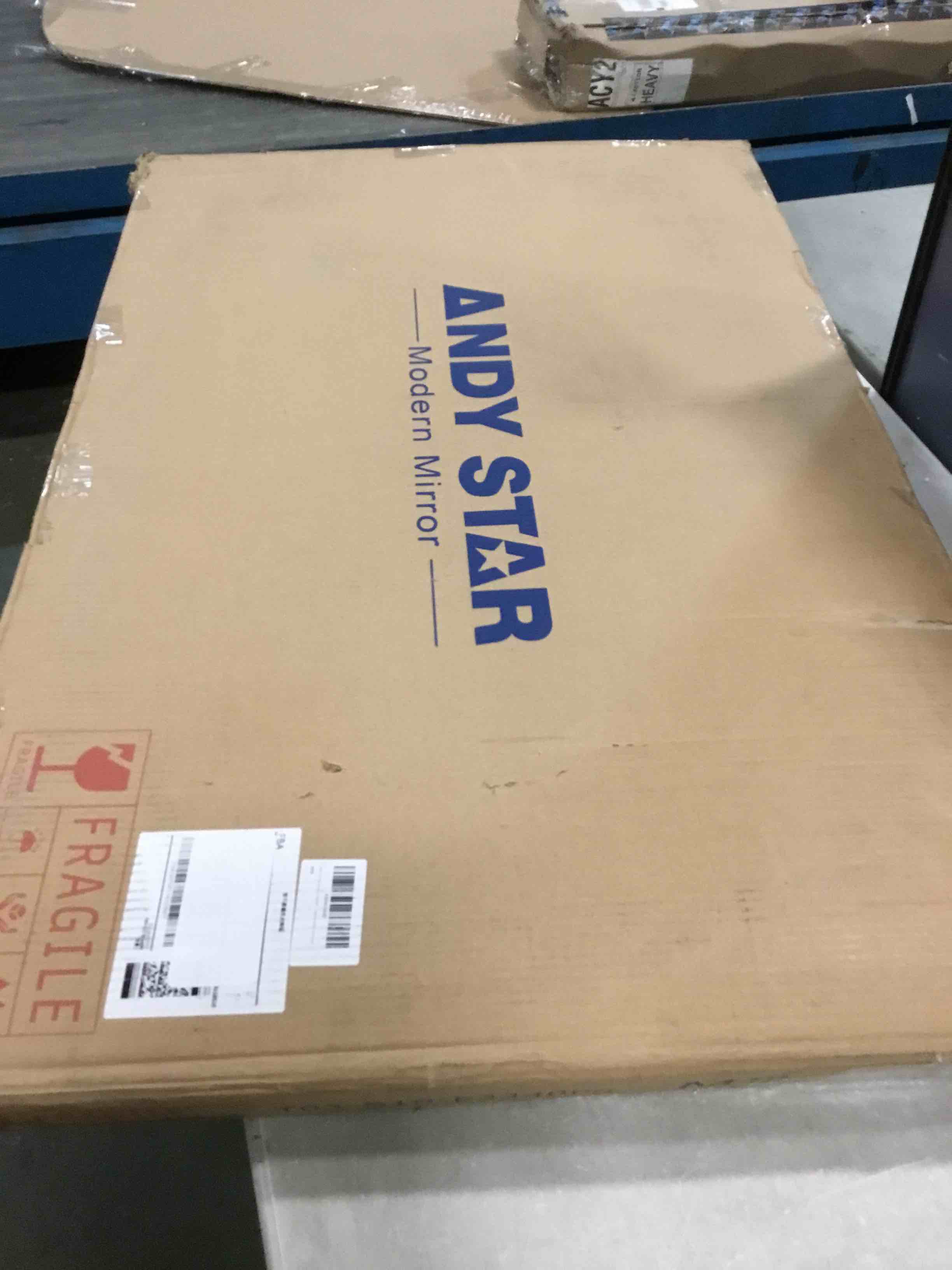 ANDY STAR Rustproof Chrome Oval Mirror for Bathroom, 24x40 Oval Vanity