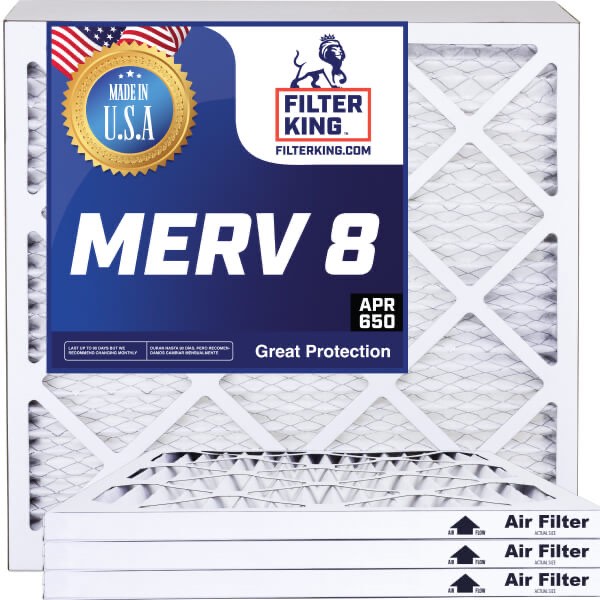 Project Source 15-in W x 20-in L x 1-in MERV 8 Electrostatic Pleated Air Filter