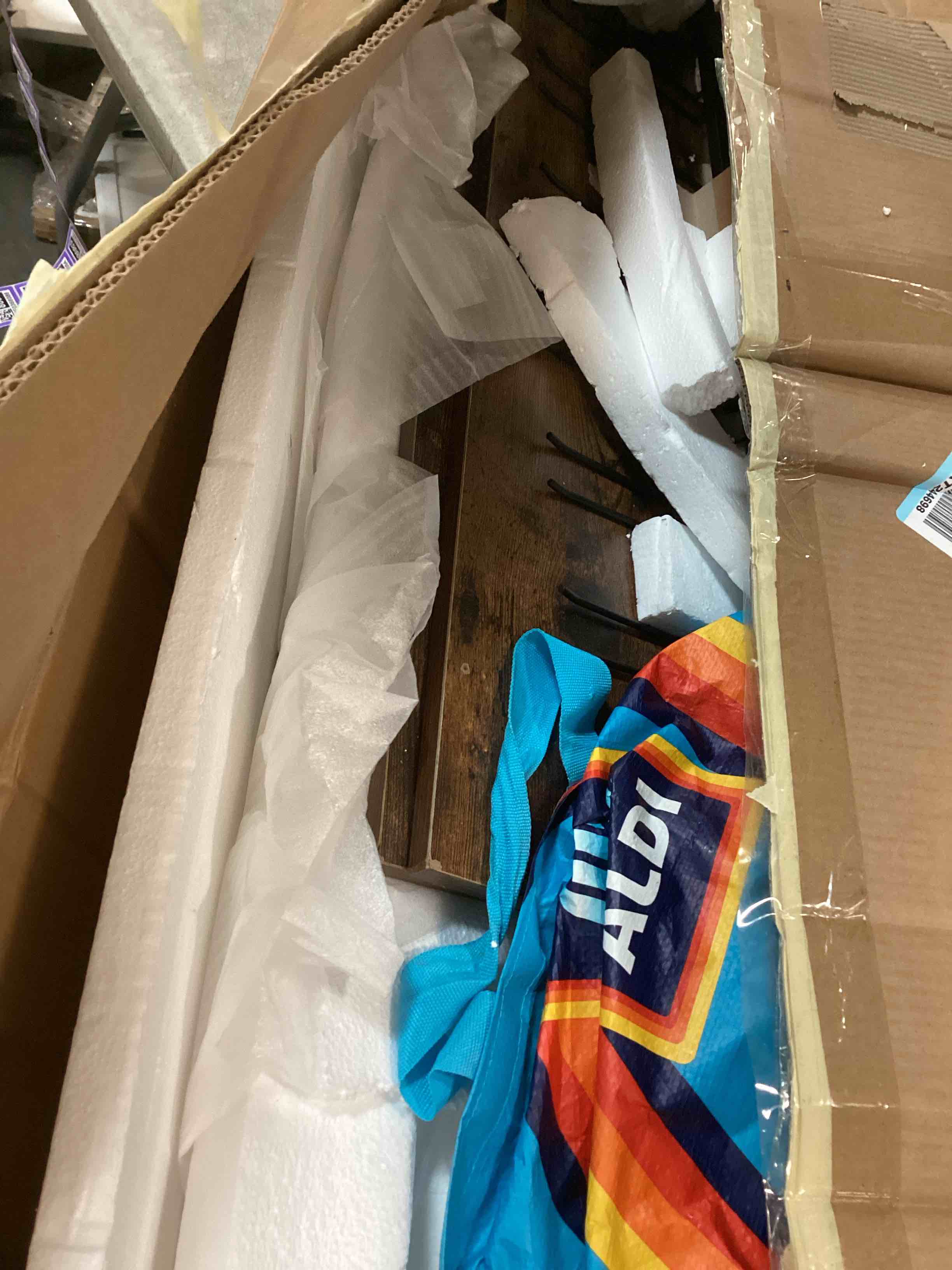 Wine Rack Wall Mounted 2 Tier, Hanging Floating Bar Liquor Shelves with