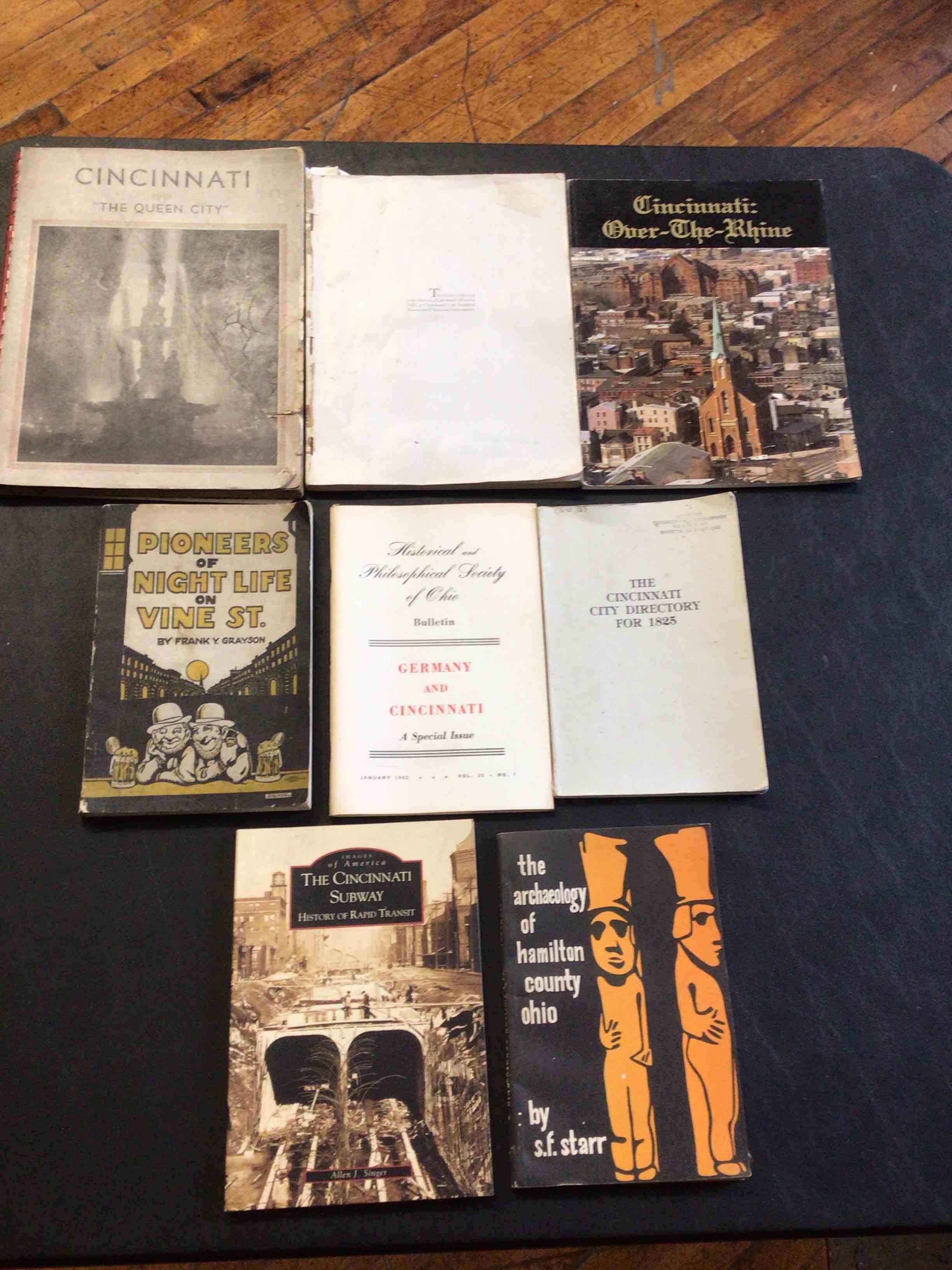 Various Books on Cincinnati 