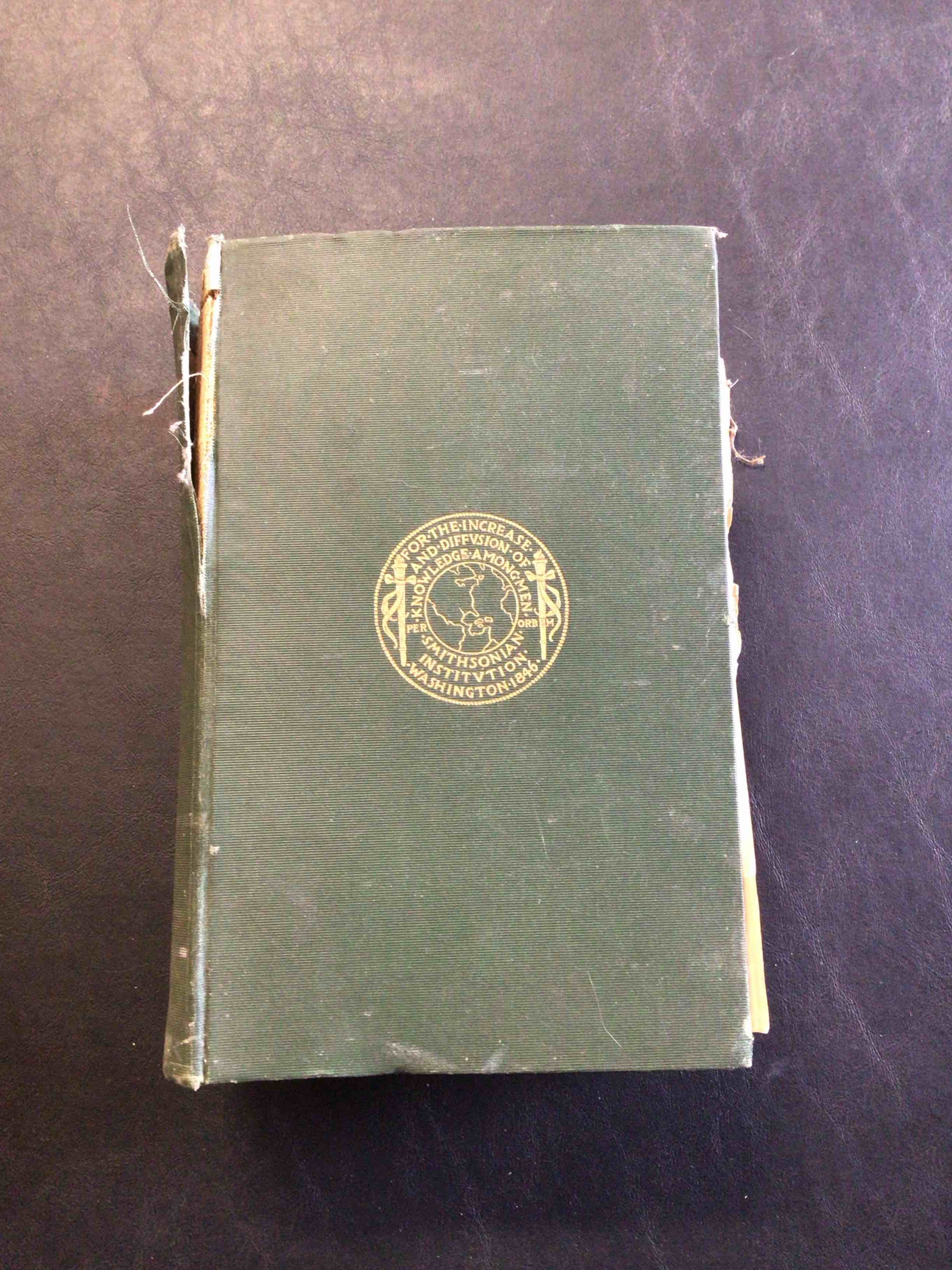 1898 Smithsonian Institution Book