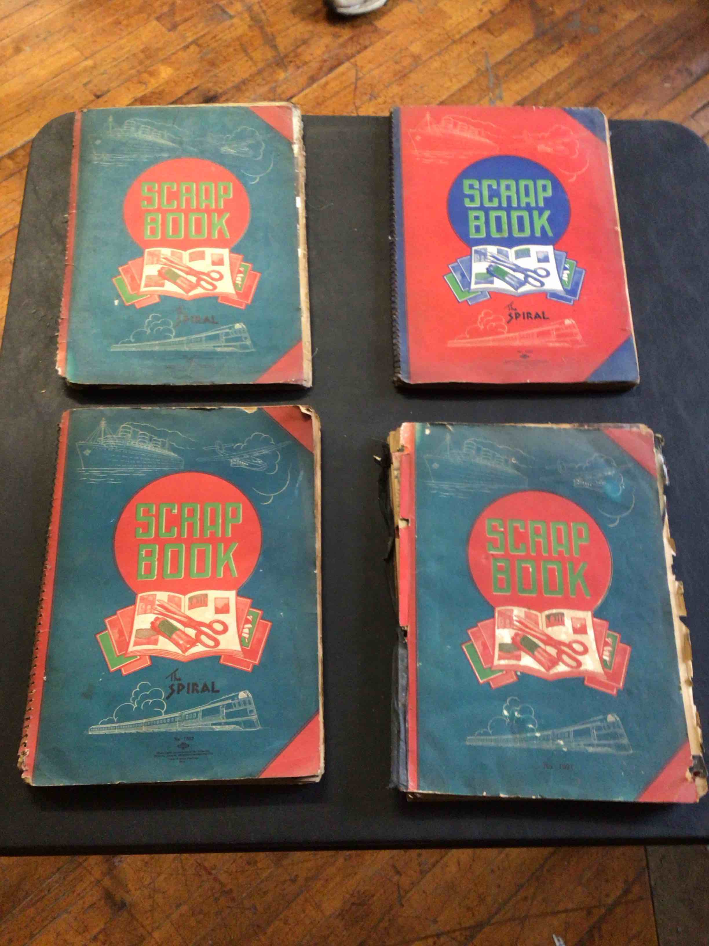 Set of Scrap Books of Older Celebrity Photos From Newspapers/Magazines