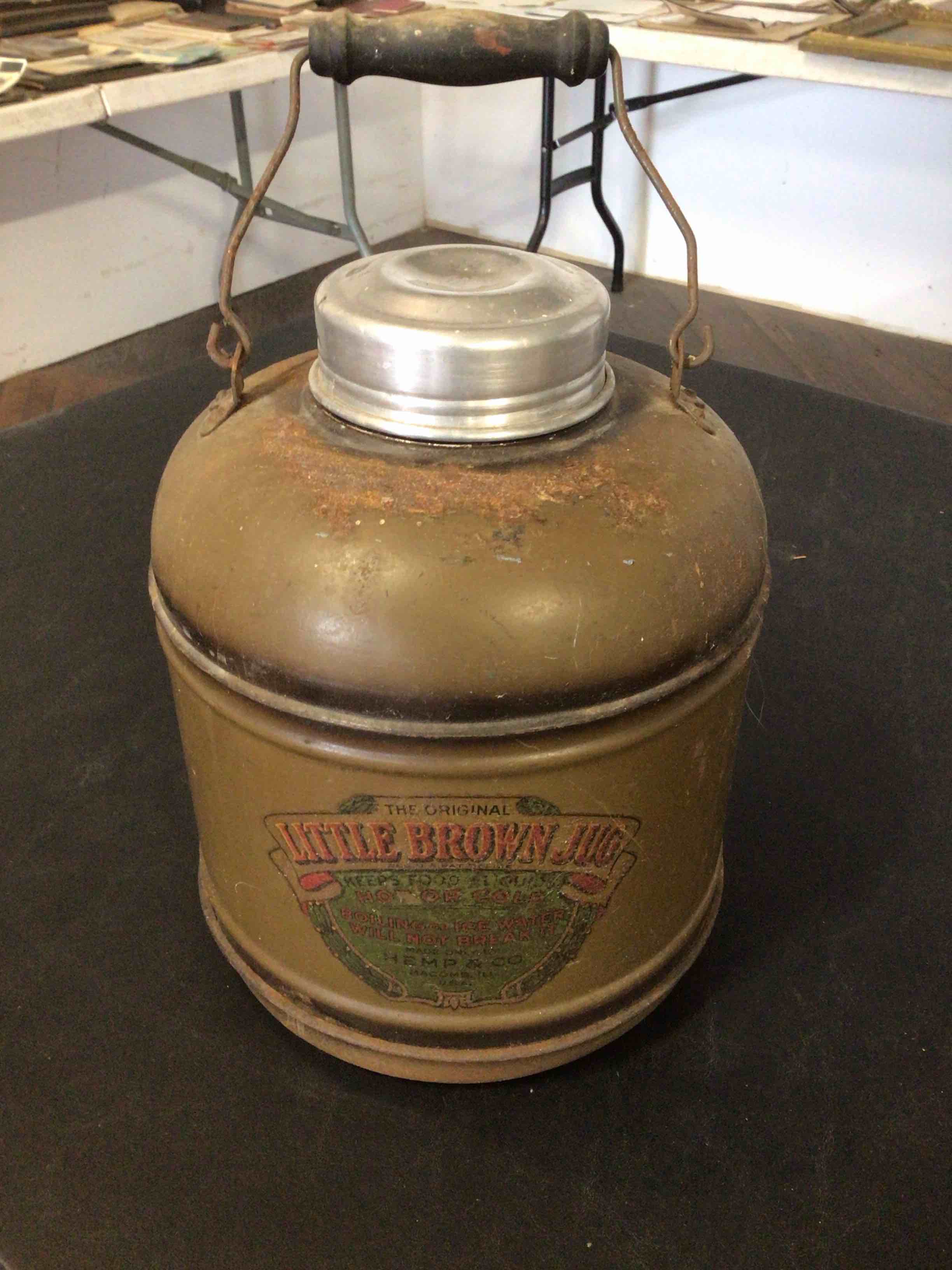 Little Brown Insulated Jug, Hot or Cold
