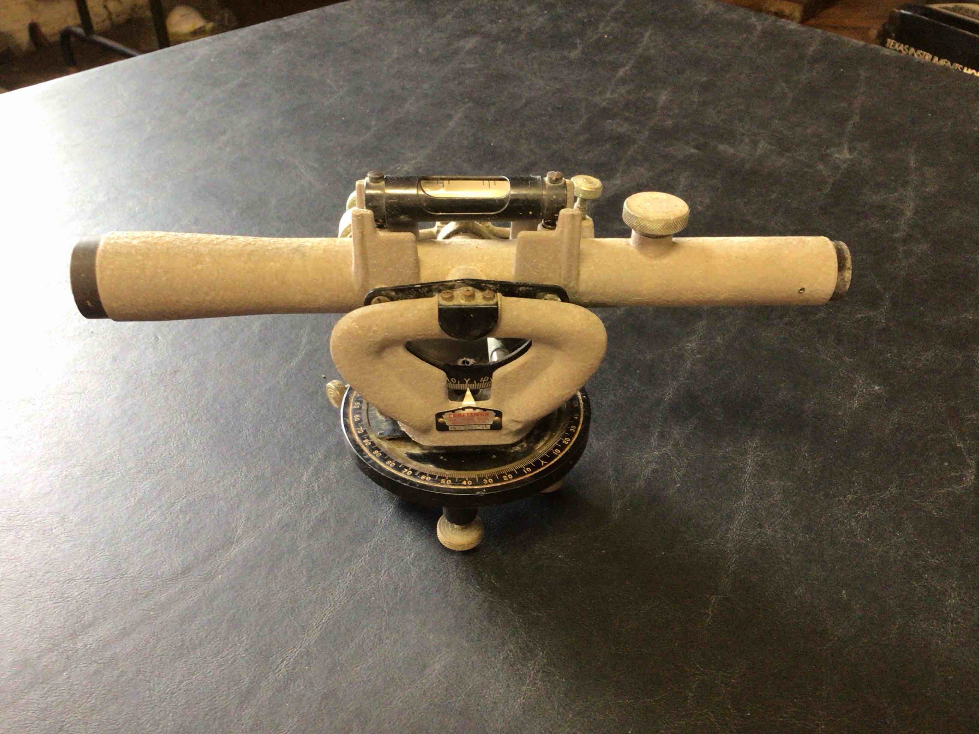 Vintage Craftsman Transit Survey Level
