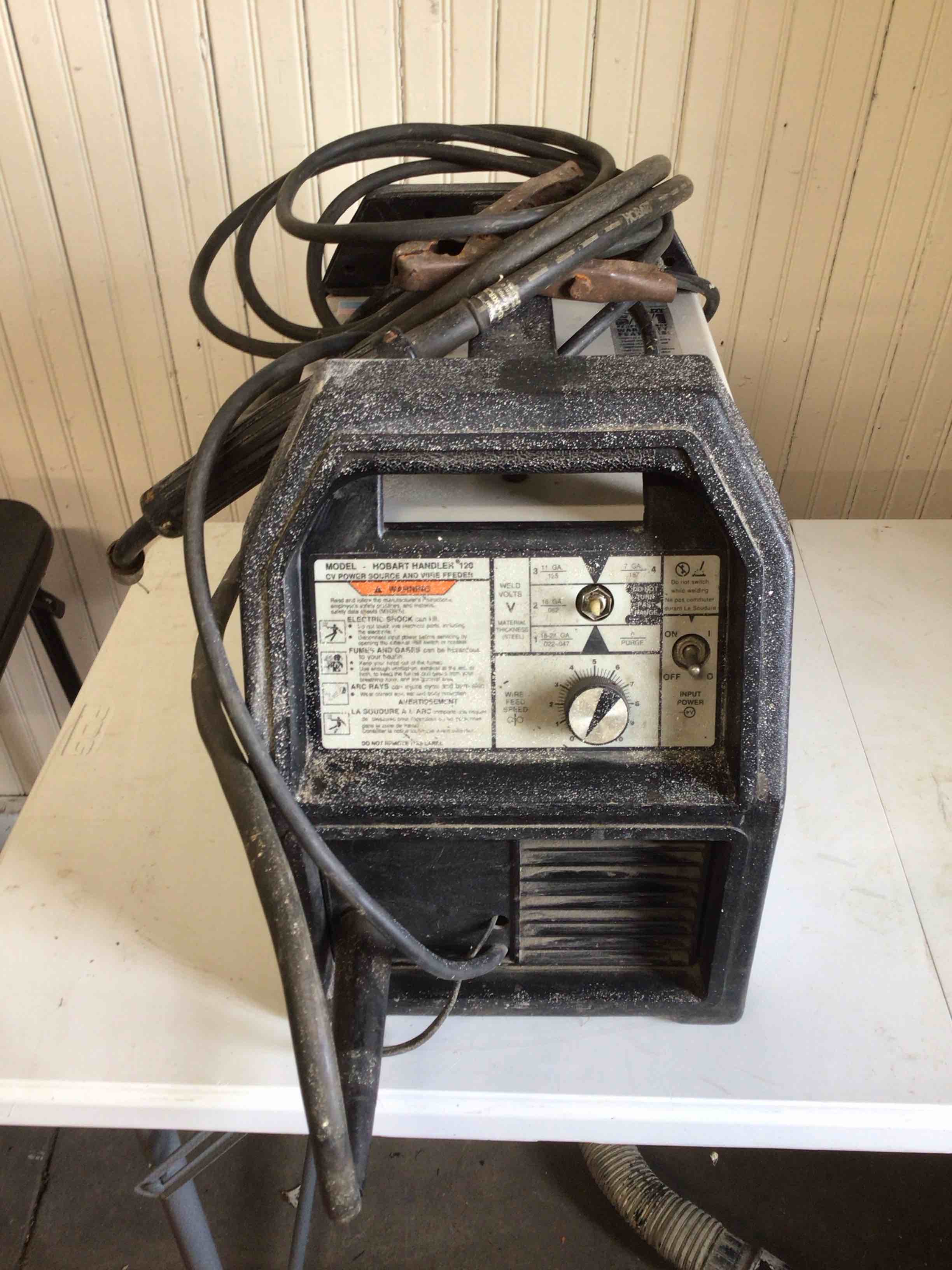Hobart Handler 120 Volt 210 -Amp MIG flux-cored Wire Feed Welder