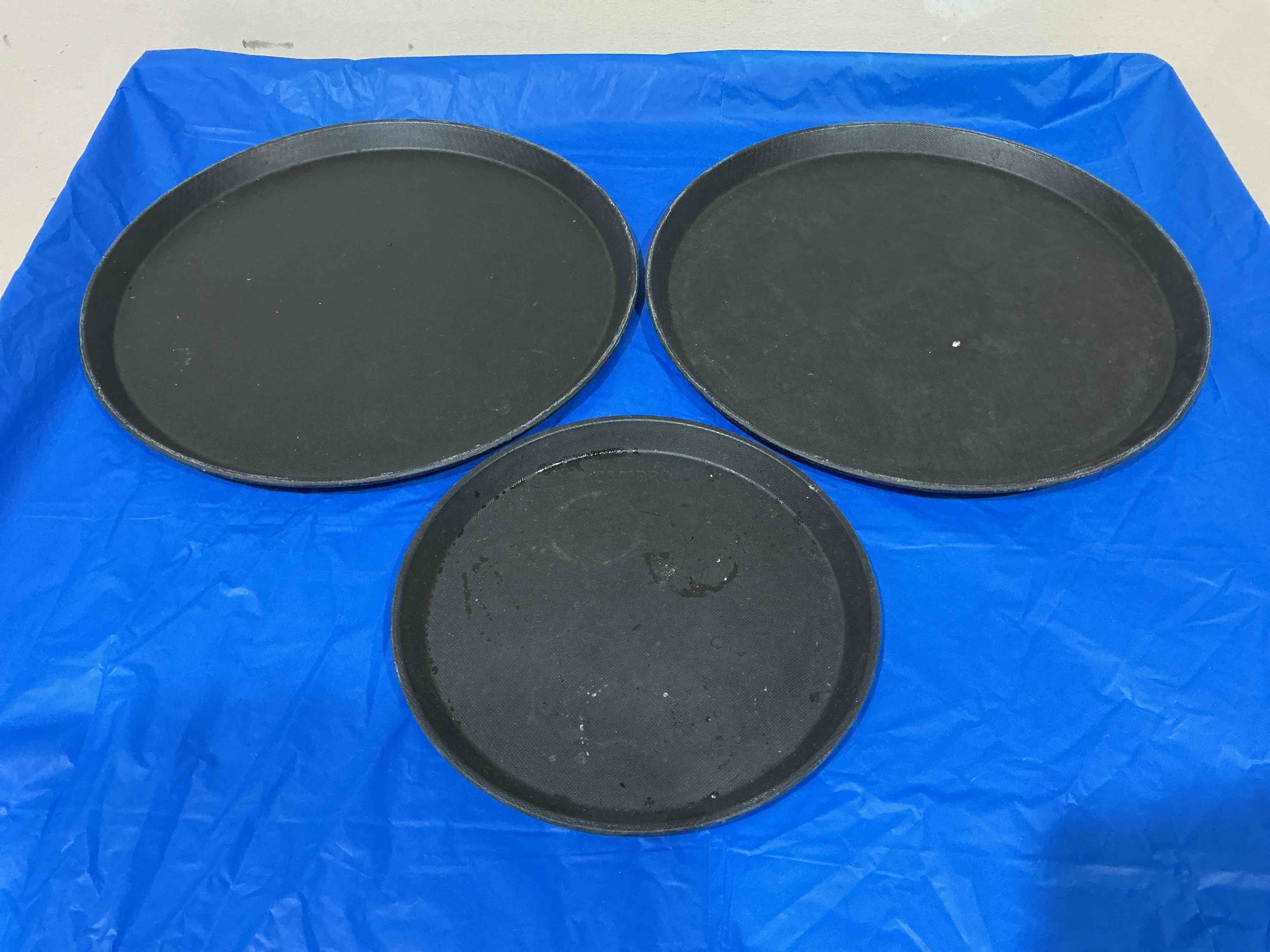 16 inch and 11 inch serving trays