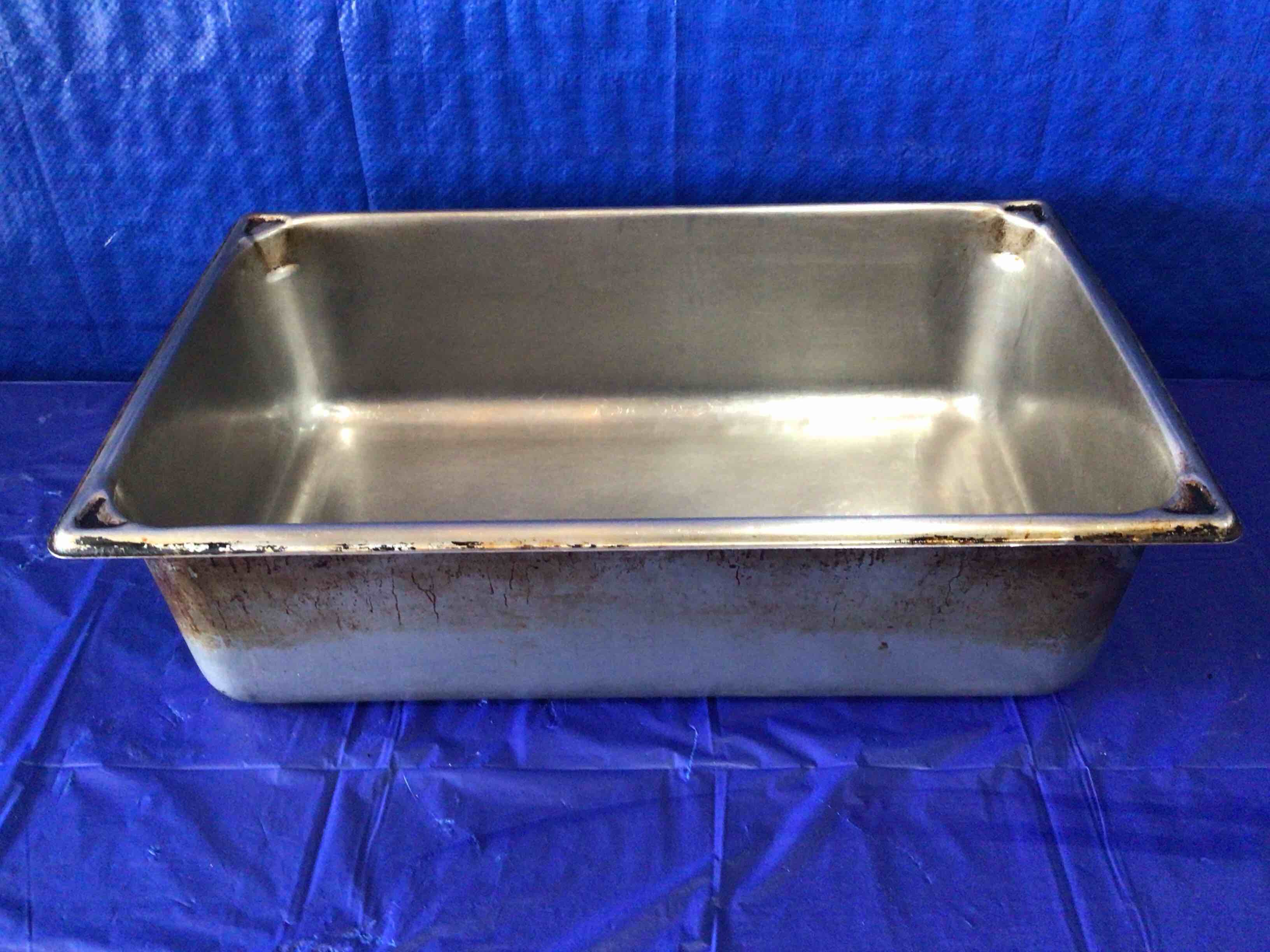 6 inch deep full size stainless steel insert pan 