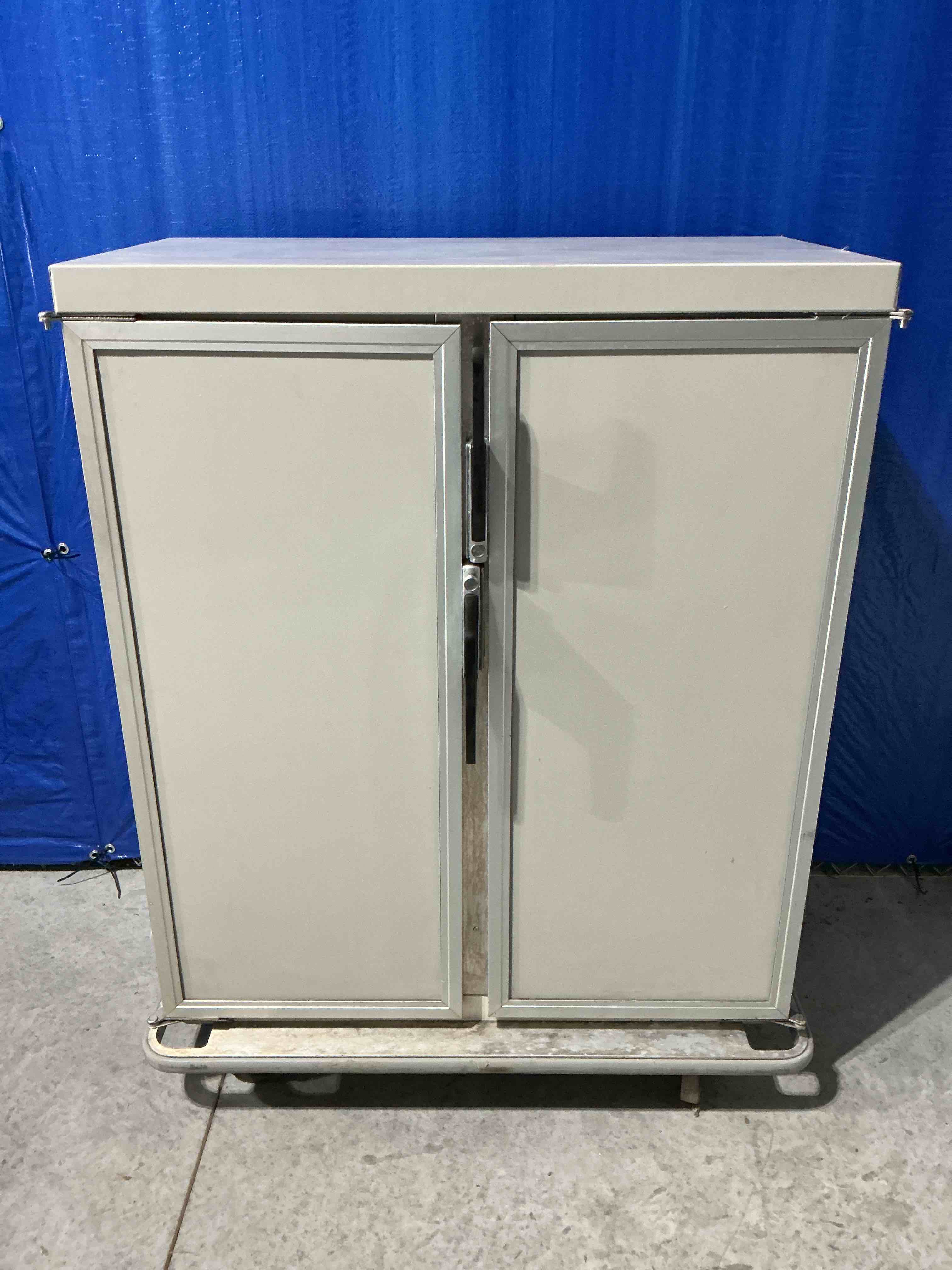 Epco 2-Door Metal Enclosed Mobile Holding Cabinet 