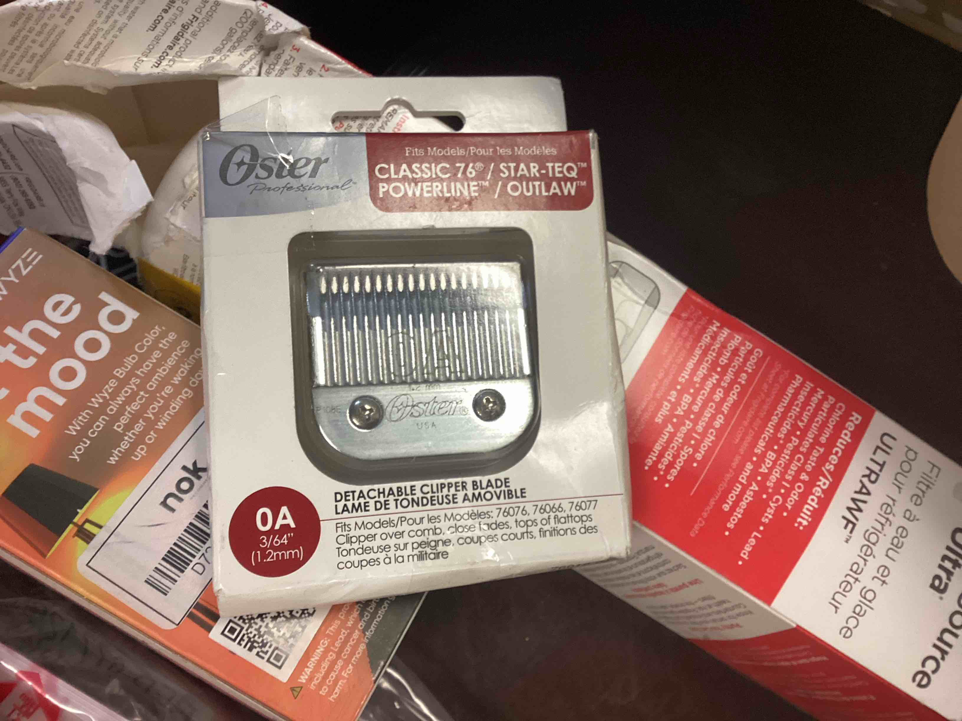 Oster Detachable Blade Size 0A Fits Classic 76, Octane, Model One, Model 10, Outlaw Clippers