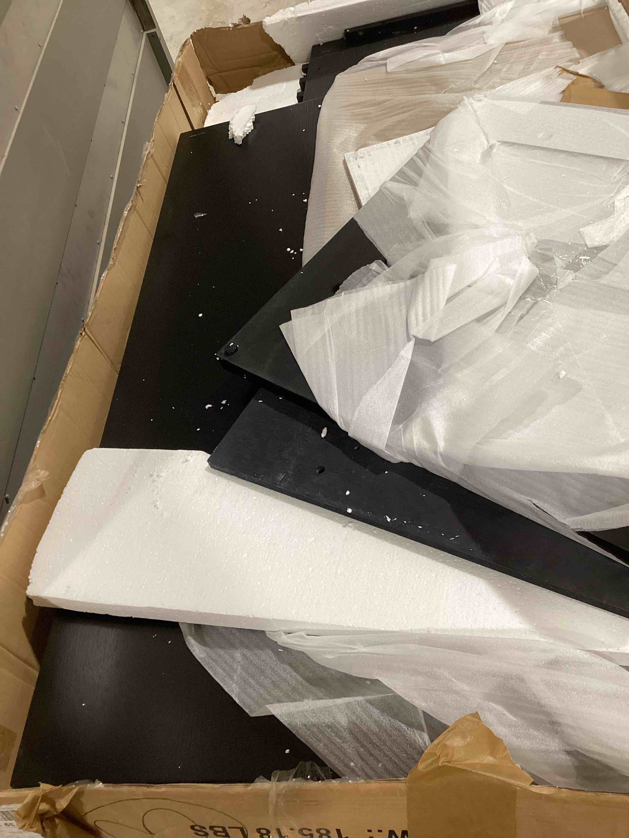 COASTER FURNITURE COUNTER HEIGHT TABLE BLACK TABLE ONLY