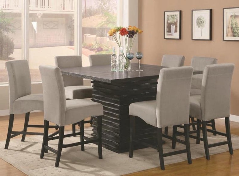 COASTER FURNITURE COUNTER HEIGHT TABLE BLACK TABLE ONLY