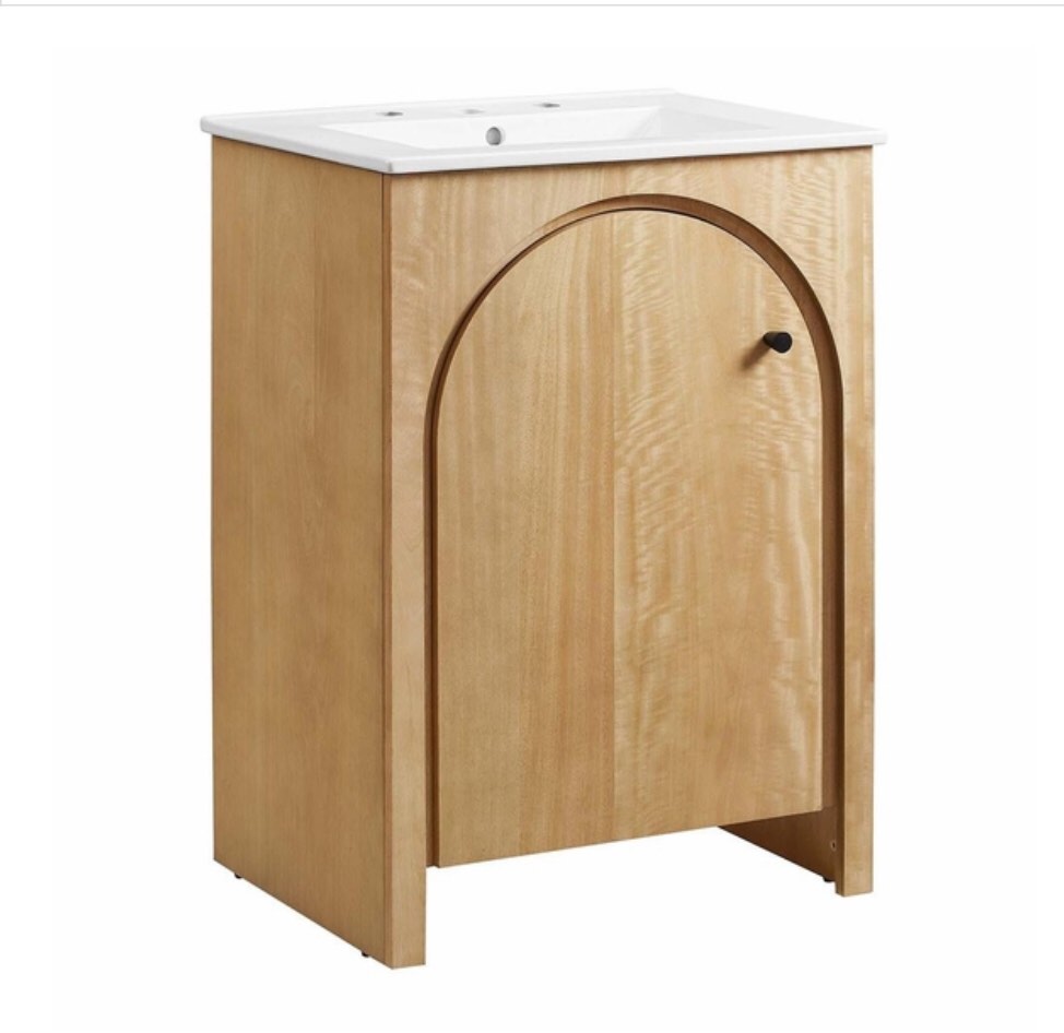 Modway Appia Single Bathroom Vanity with Ceramic Top