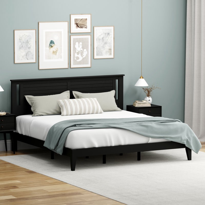 Dorra Solid Wood Platform Bed