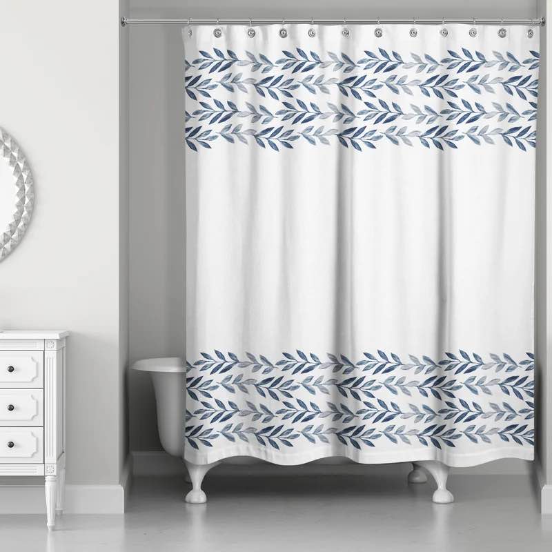 reagan floral single shower curtain 