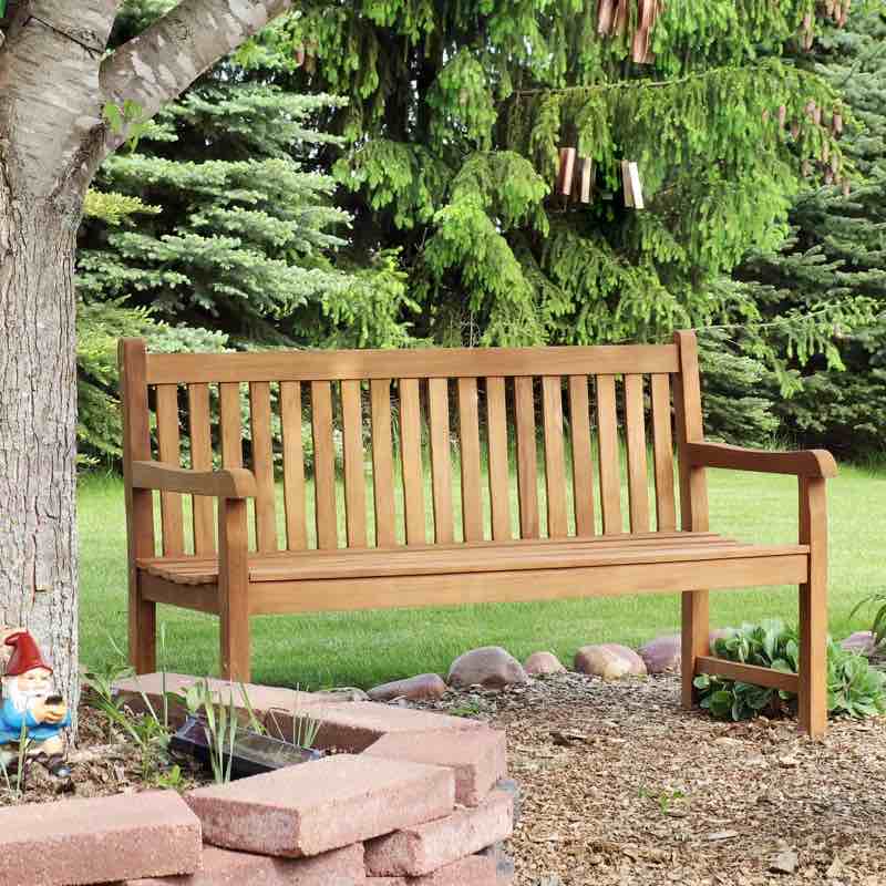 Heilman Wood Outdoor Bench