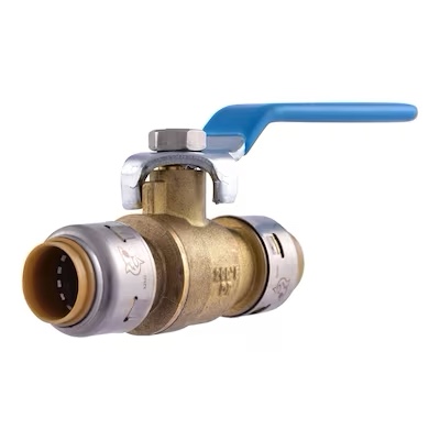 SharkBite Max 1/2-in Push-to-Connect Brass Ball Valve