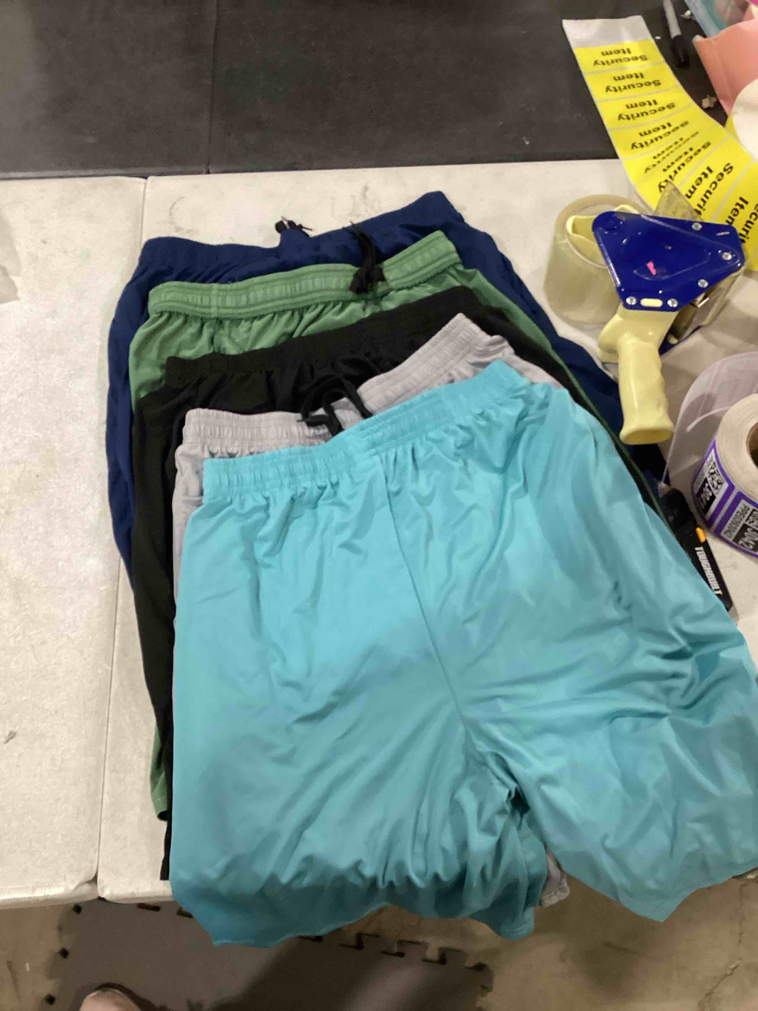  5 Pack Gym Shorts for Men 7 inch, Mens Athletic Running Shorts Dry Fit & Mesh Active Workout Shorts for Men with Pockets(Black,Dark Gray,Light 