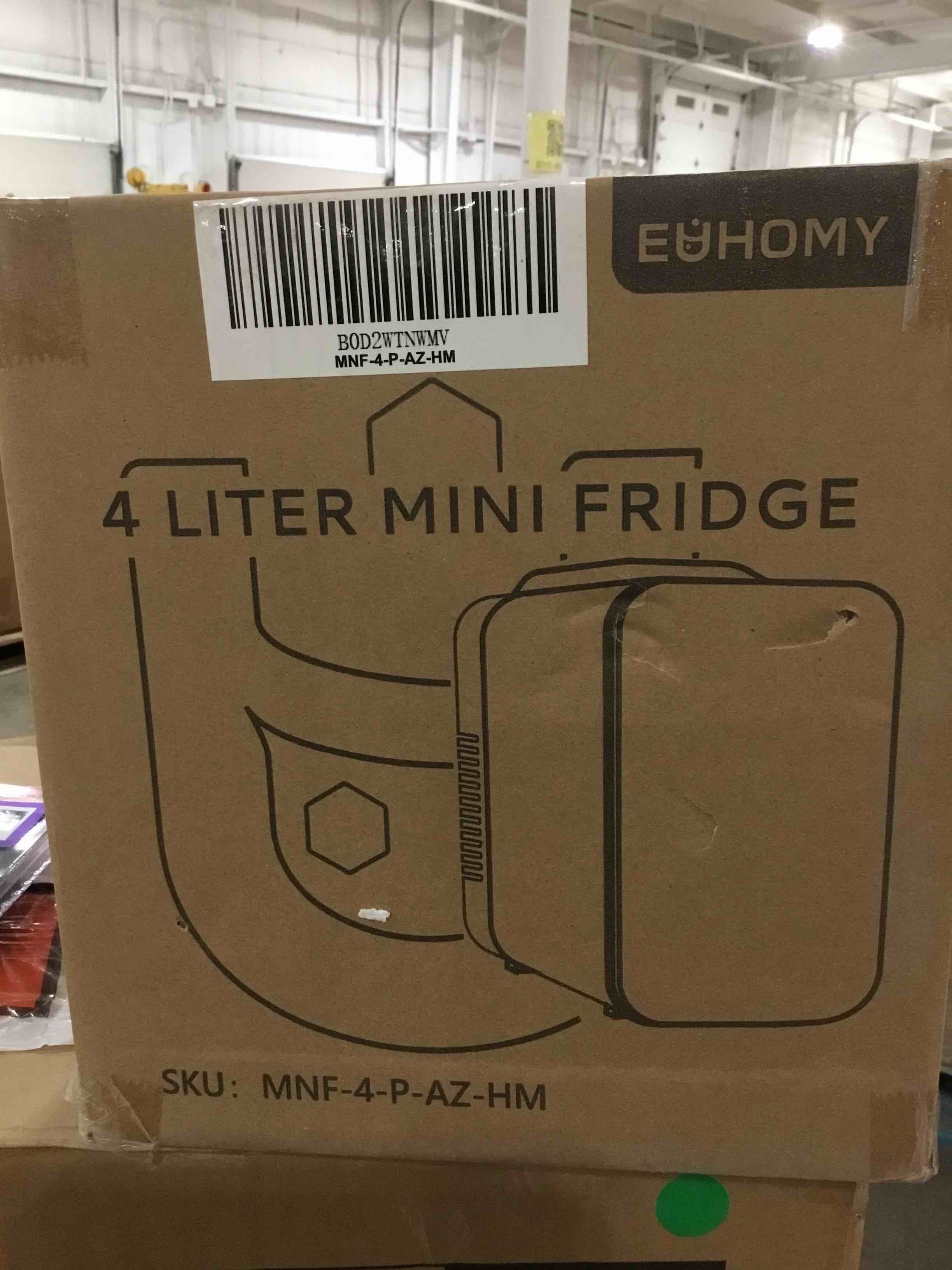 EUHOMY 4 liter mini fridge