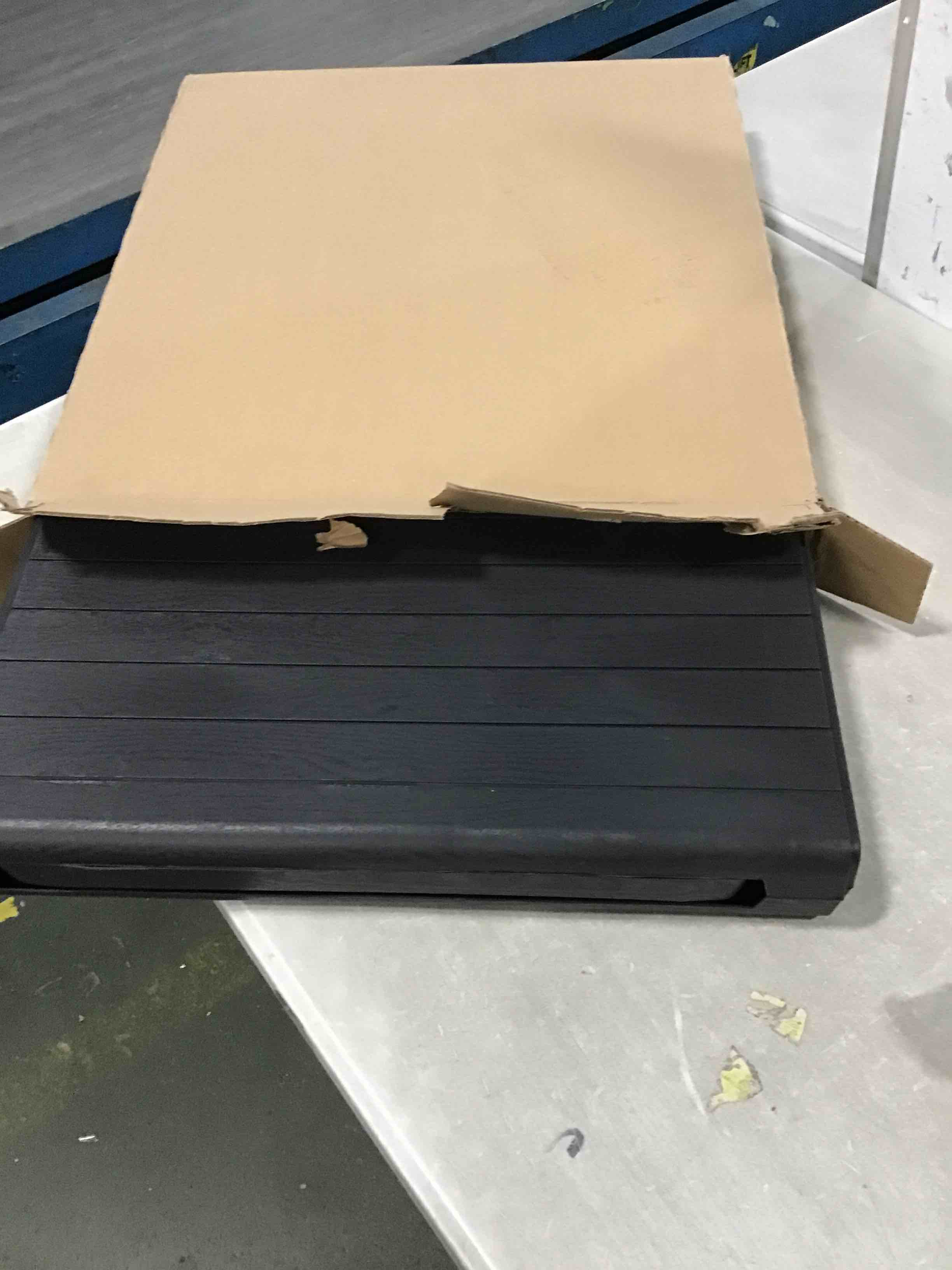 Keter City 30 Gallon Resin Deck Box for Patio Furniture, Pool